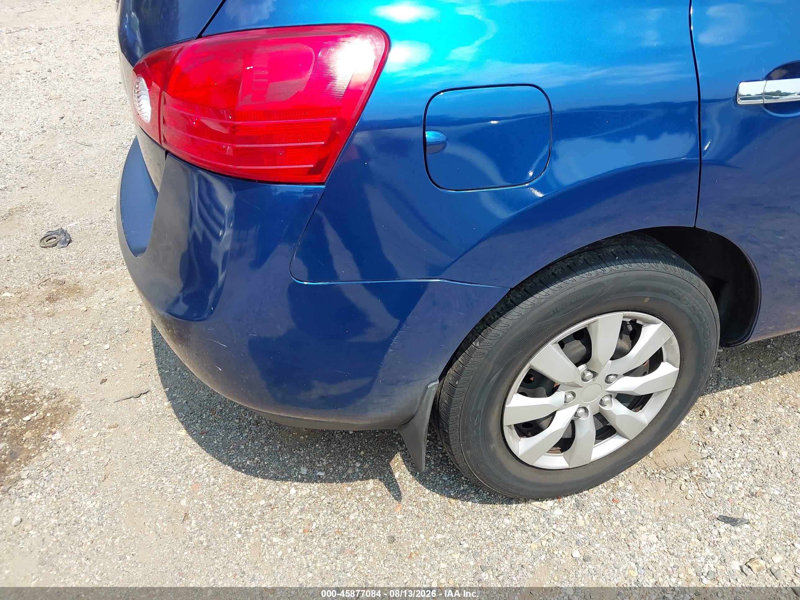 2010 Nissan Rogue S Blue vin: JN8AS5MV9AW120710