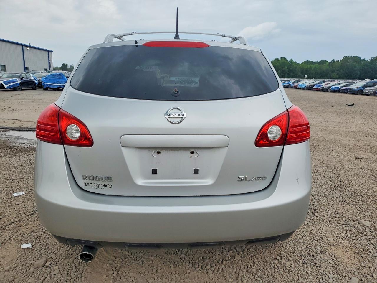 2010 Nissan Rogue S/sl/krom Silver vin: JN8AS5MV9AW126314