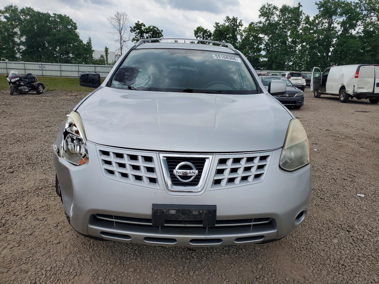 2010 Nissan Rogue S/sl/krom Silver vin: JN8AS5MV9AW126314
