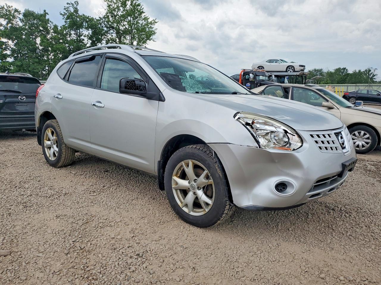 2010 Nissan Rogue S/sl/krom Silver vin: JN8AS5MV9AW126314
