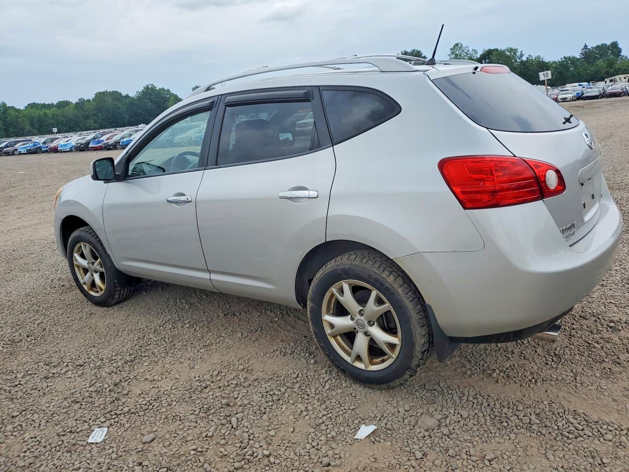 2010 Nissan Rogue S/sl/krom Silver vin: JN8AS5MV9AW126314