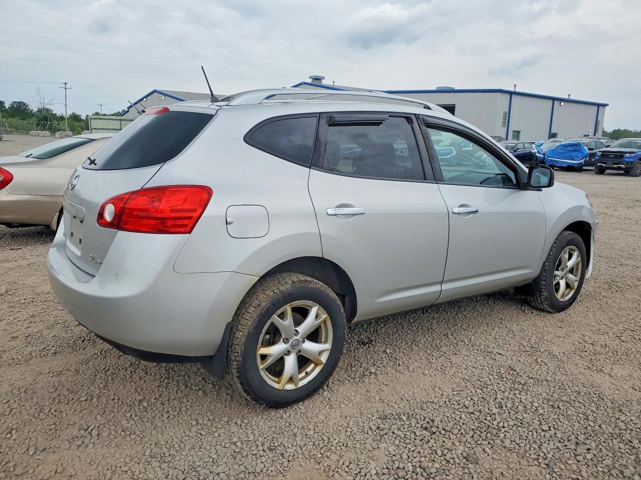2010 Nissan Rogue S/sl/krom Silver vin: JN8AS5MV9AW126314