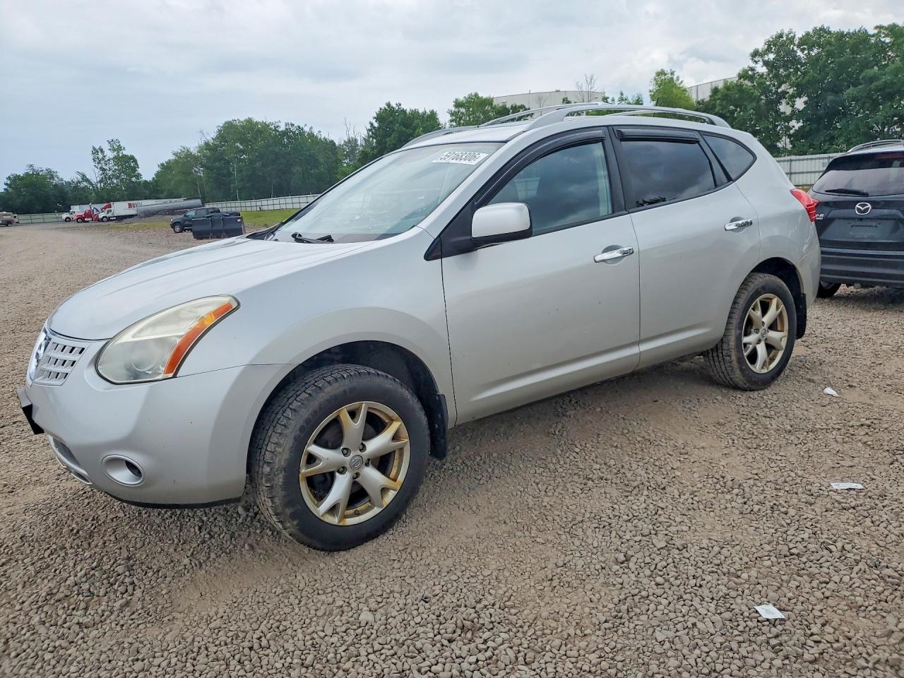 2010 Nissan Rogue S/sl/krom Silver vin: JN8AS5MV9AW126314