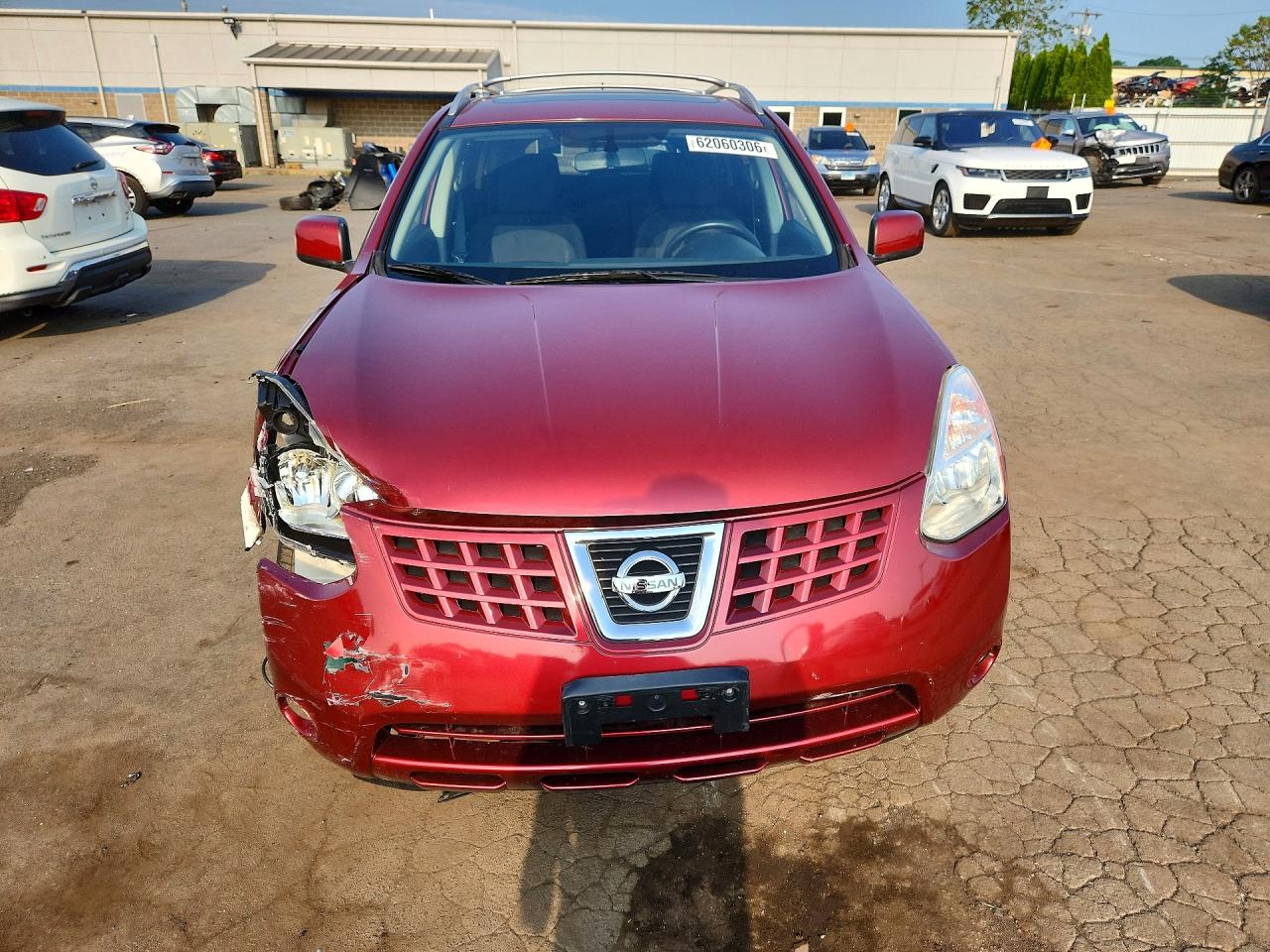 2010 Nissan Rogue S Red vin: JN8AS5MV9AW131738