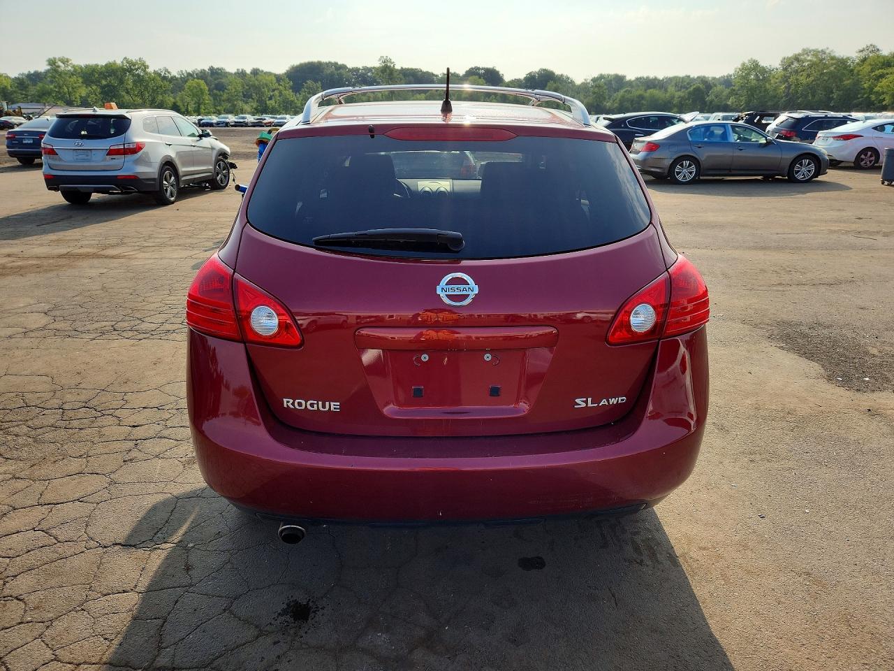 2010 Nissan Rogue S Red vin: JN8AS5MV9AW131738