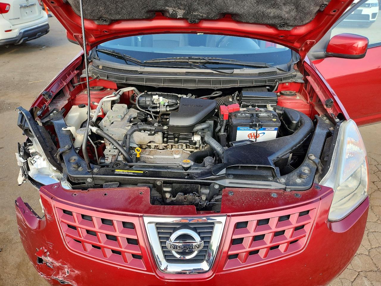 2010 Nissan Rogue S Red vin: JN8AS5MV9AW131738