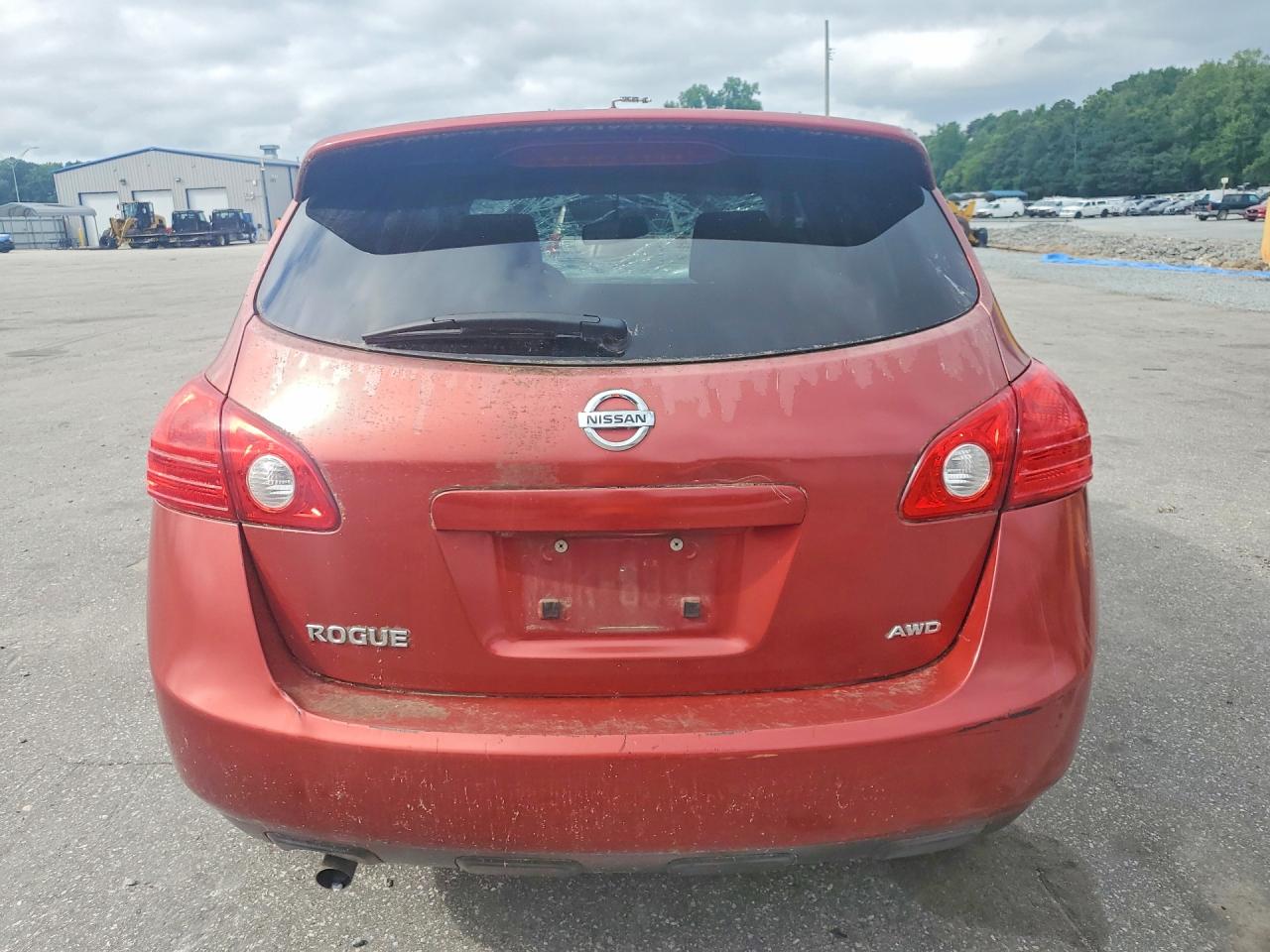 2010 Nissan Rogue S Red vin: JN8AS5MV9AW132761