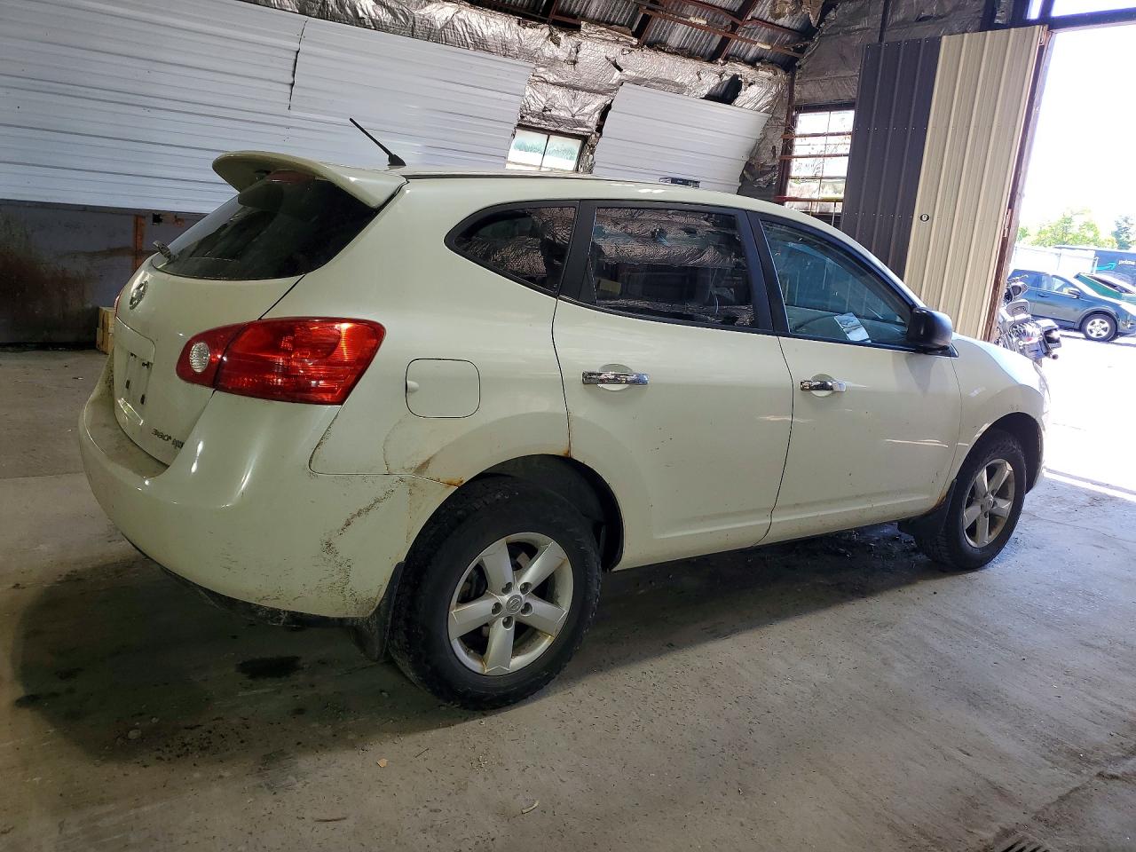 2010 Nissan Rogue S White vin: JN8AS5MV9AW603162