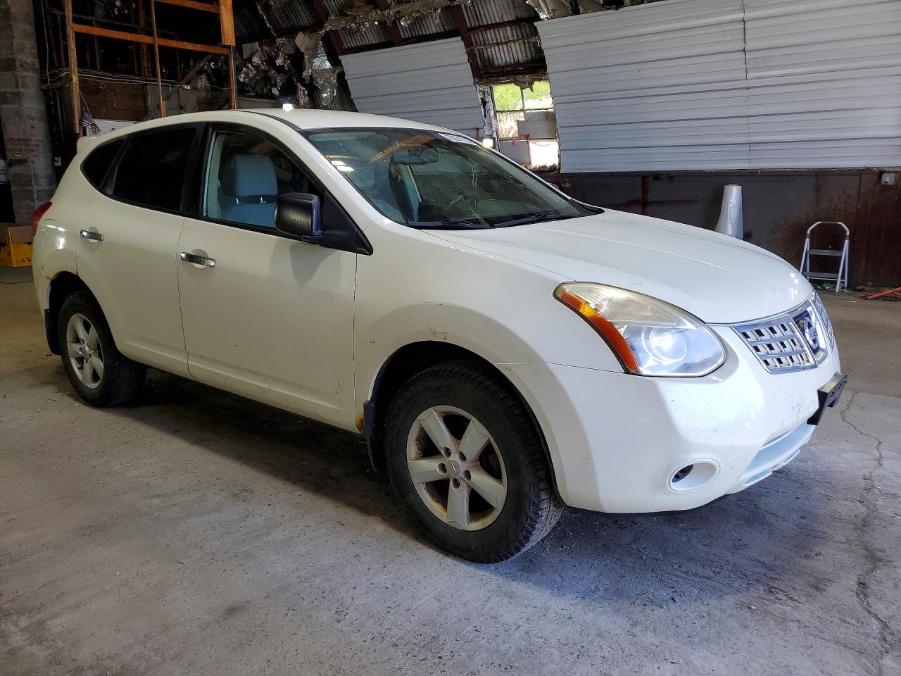 2010 Nissan Rogue S White vin: JN8AS5MV9AW603162