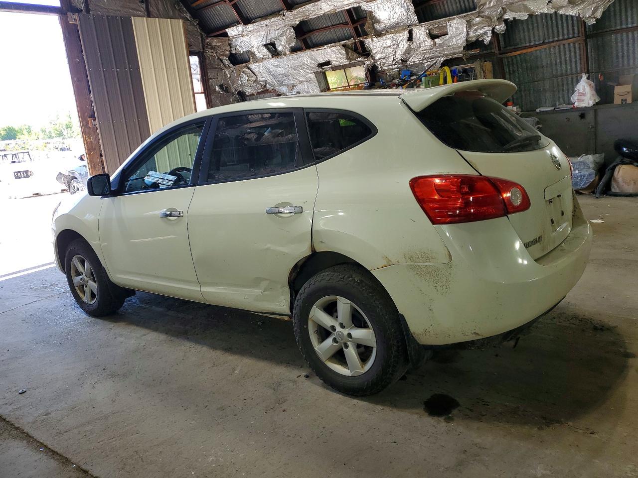 2010 Nissan Rogue S White vin: JN8AS5MV9AW603162