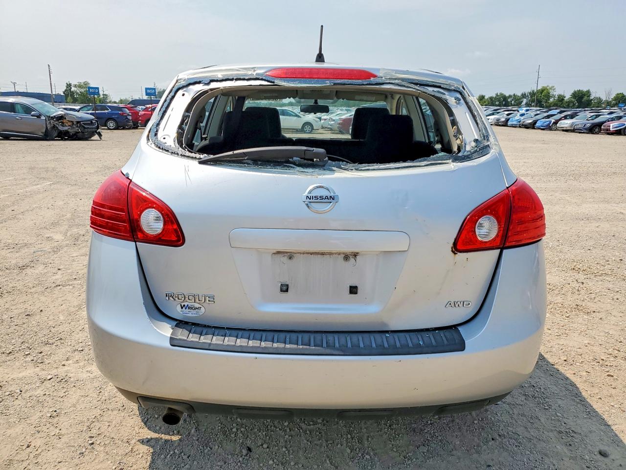 2010 Nissan Rogue S Серебряный vin: JN8AS5MV9AW608345