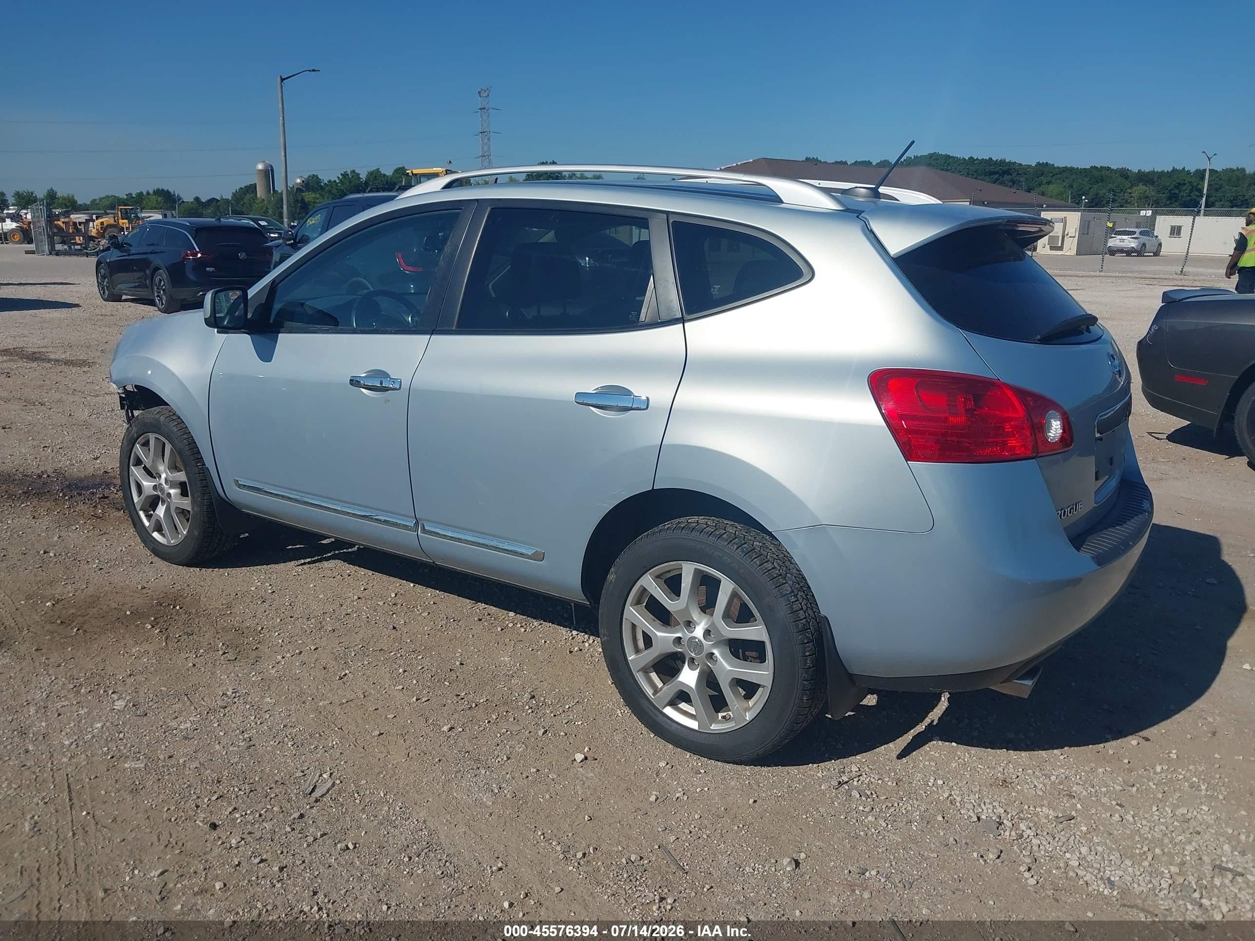 2011 Nissan Rogue Sv Light Blue vin: JN8AS5MV9BW250391
