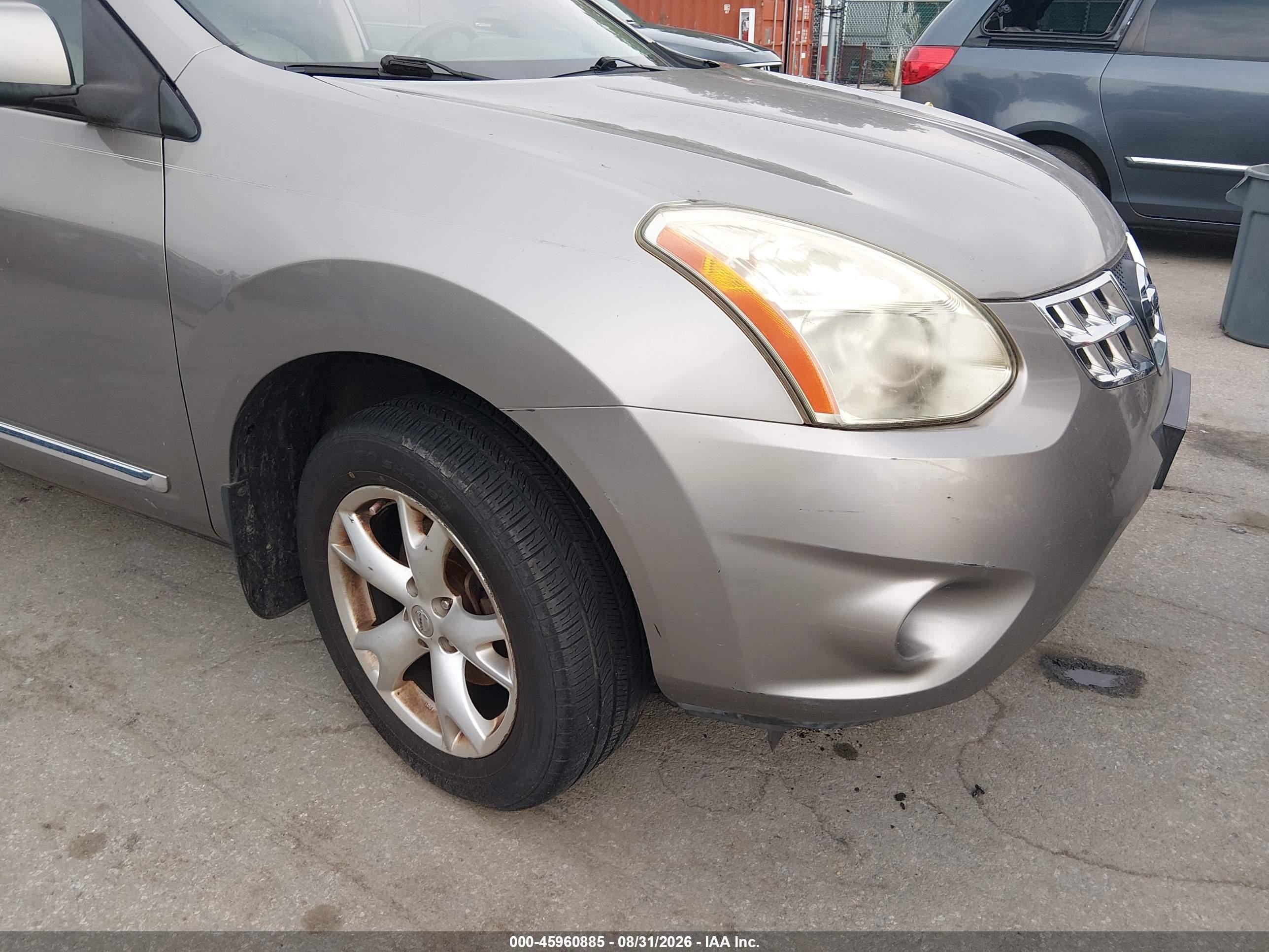 2011 Nissan Rogue Sv Gray vin: JN8AS5MV9BW250598