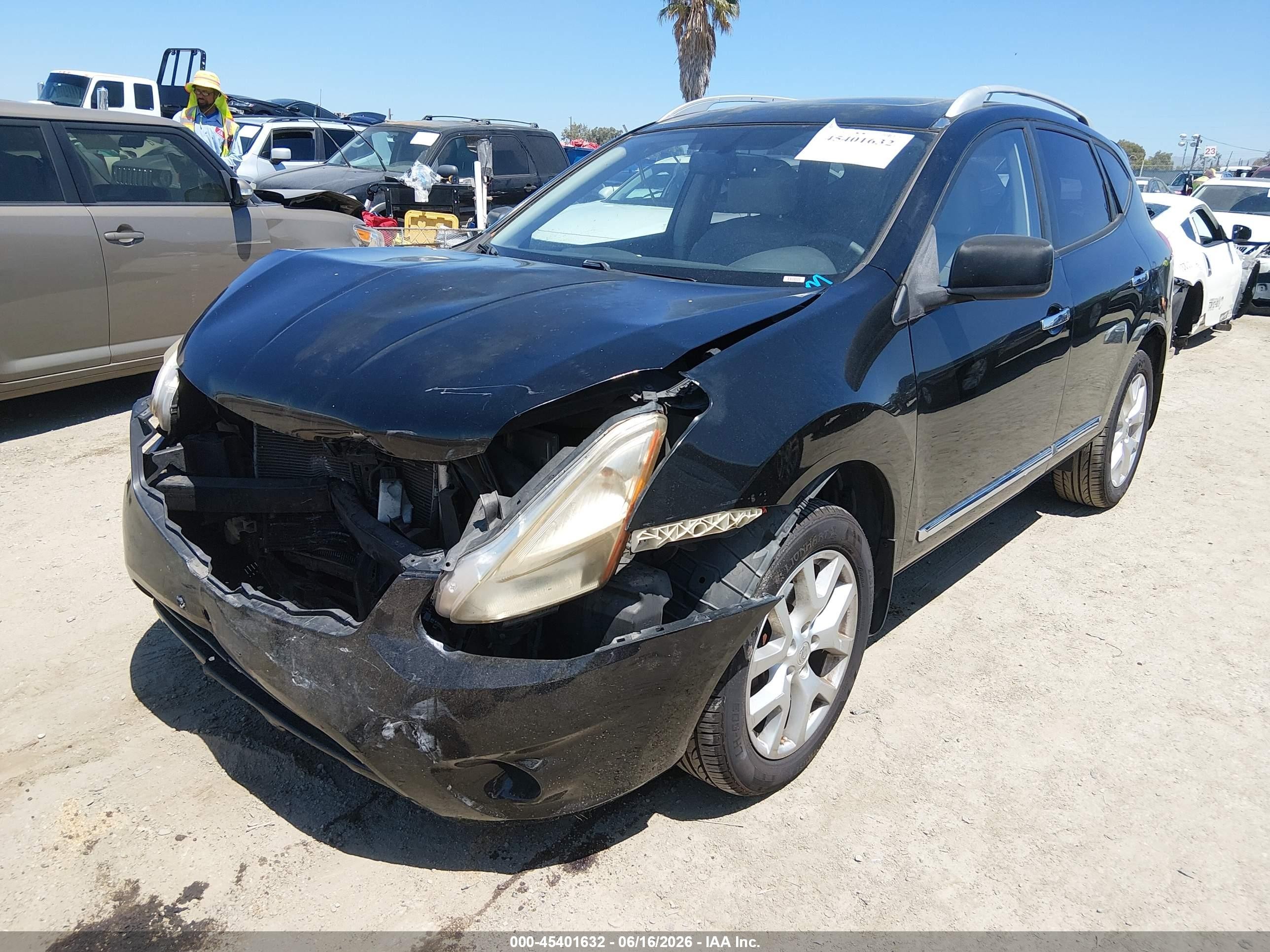 2011 Nissan Rogue Sv Черный vin: JN8AS5MV9BW256613
