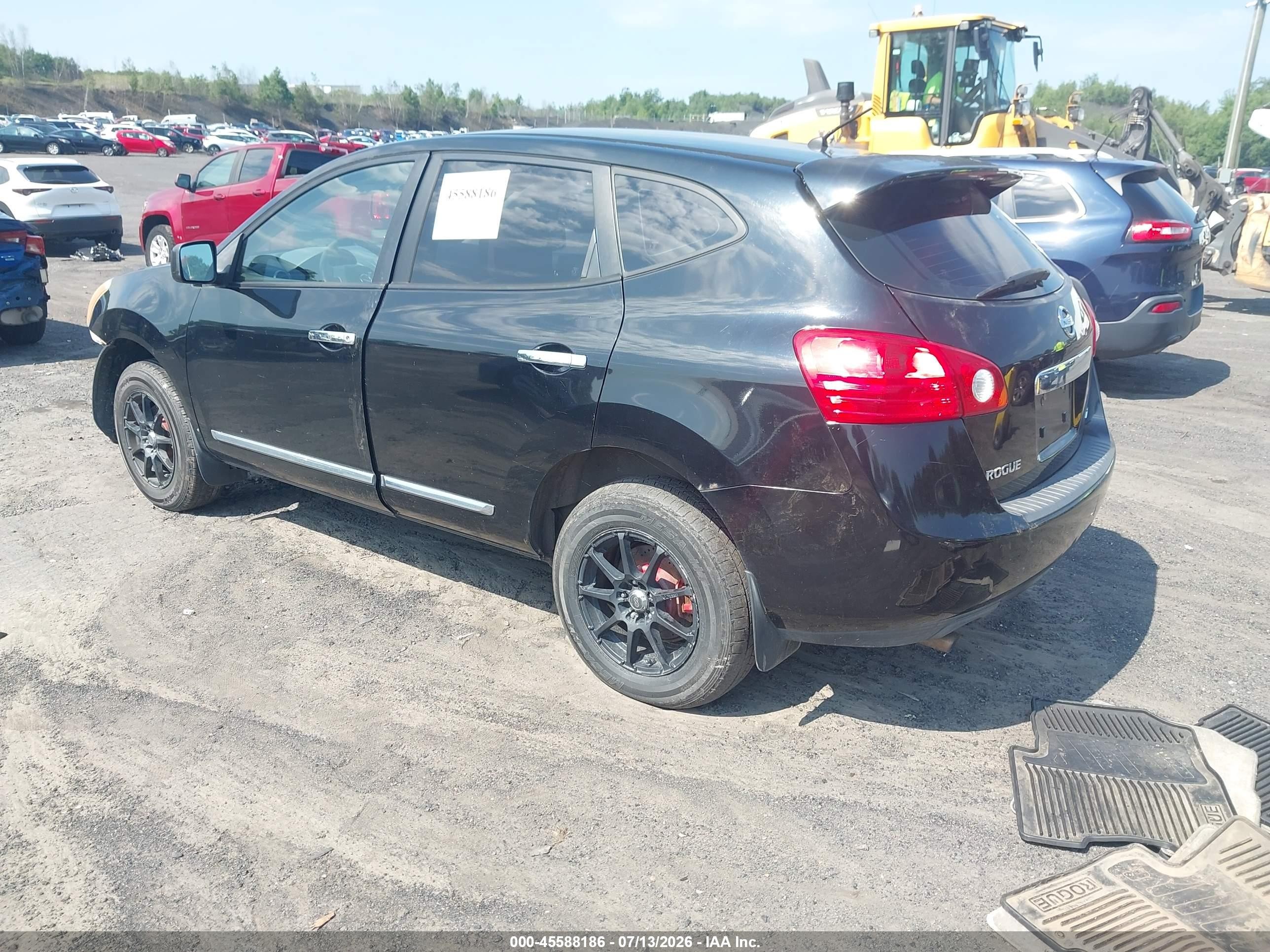 2011 Nissan Rogue S Black vin: JN8AS5MV9BW263285