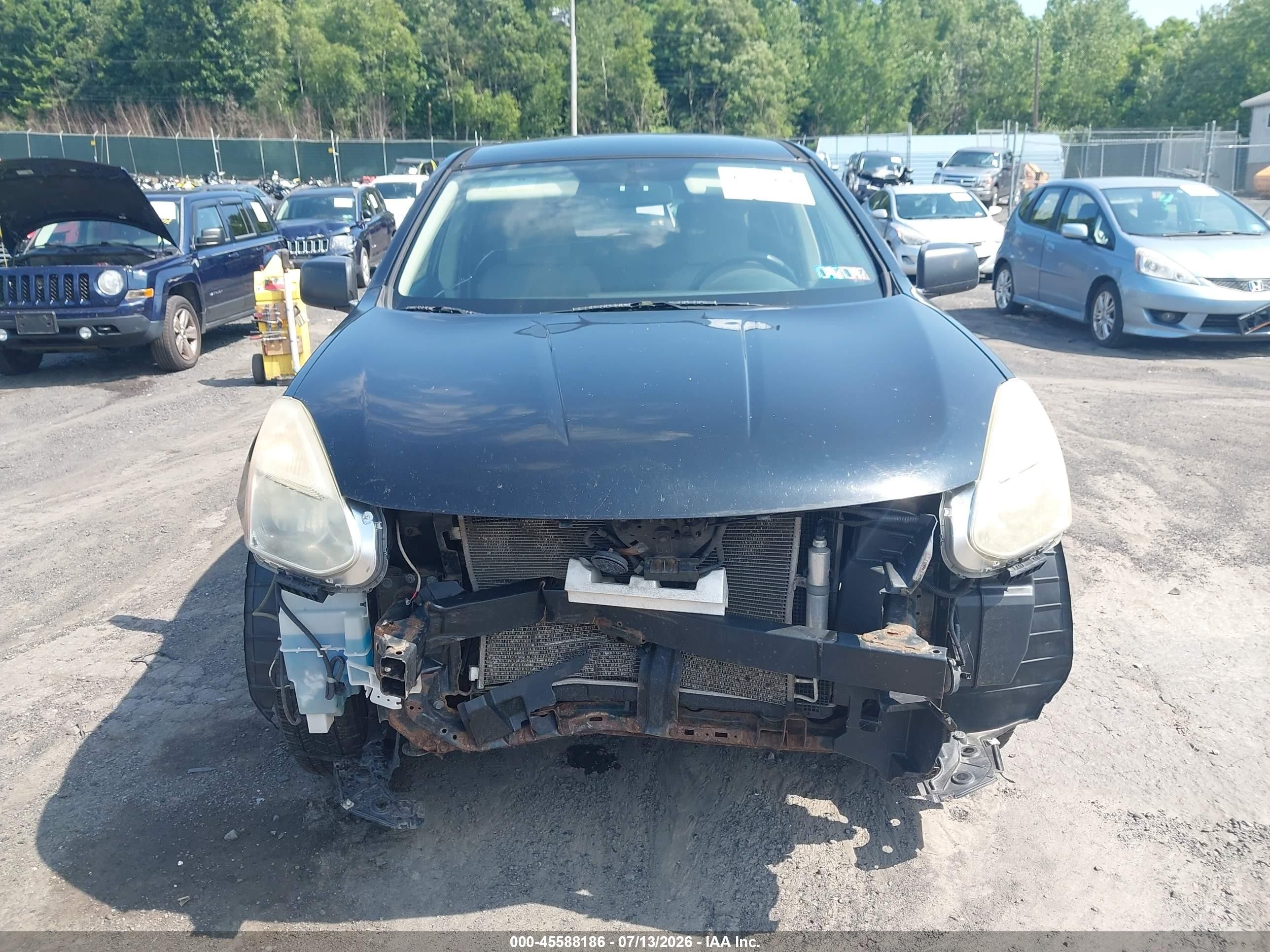 2011 Nissan Rogue S Black vin: JN8AS5MV9BW263285