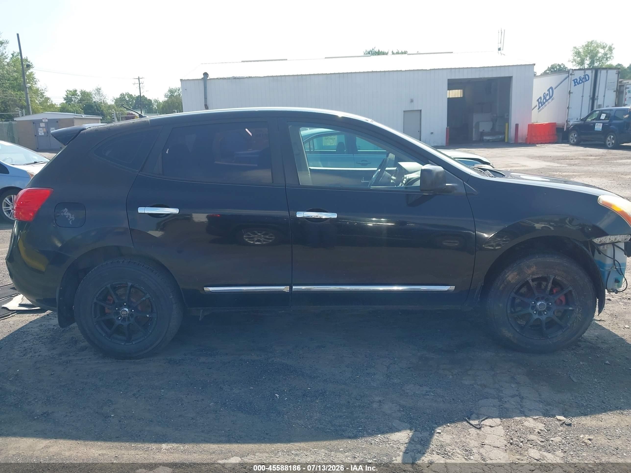 2011 Nissan Rogue S Black vin: JN8AS5MV9BW263285