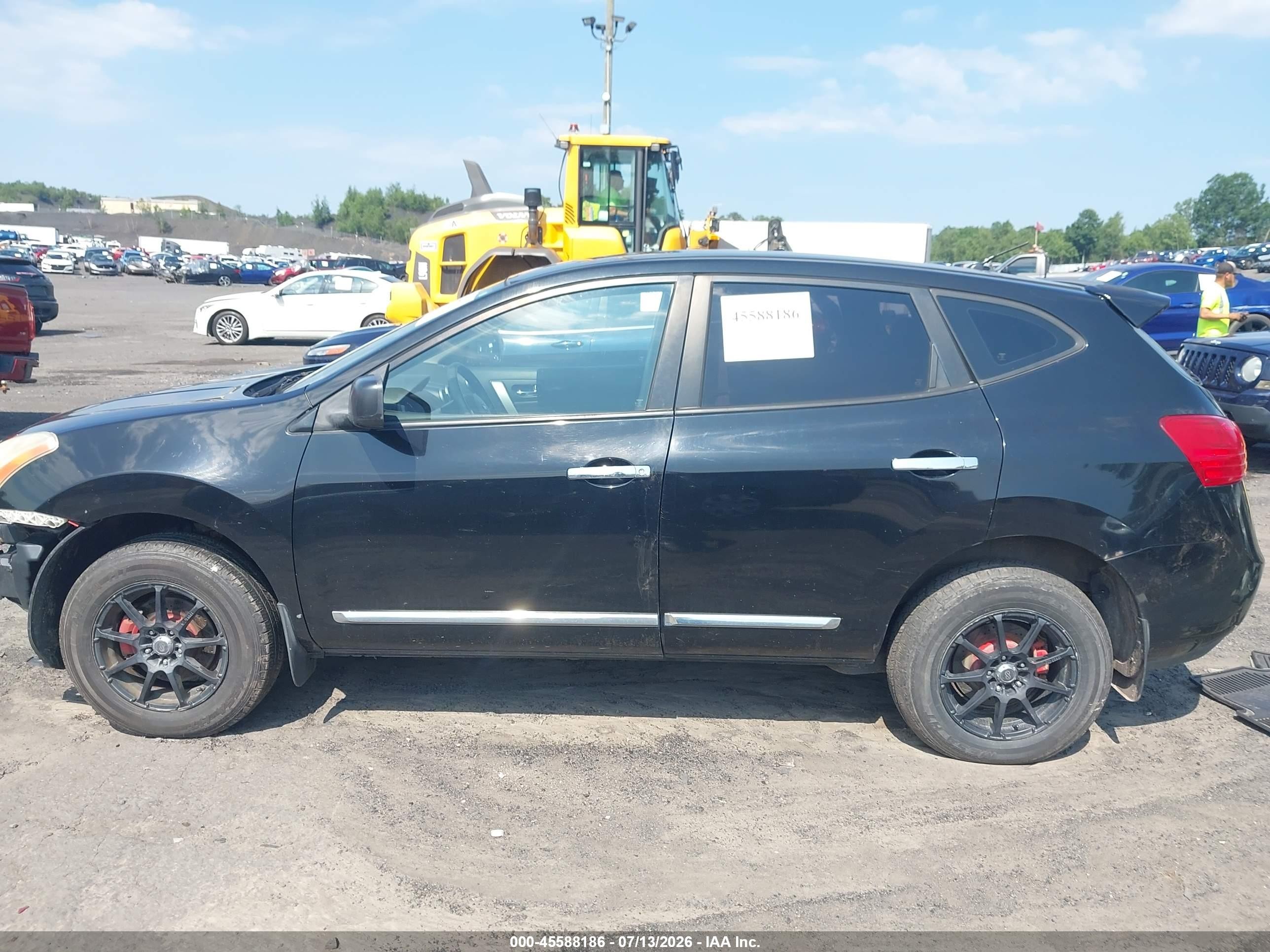 2011 Nissan Rogue S Black vin: JN8AS5MV9BW263285