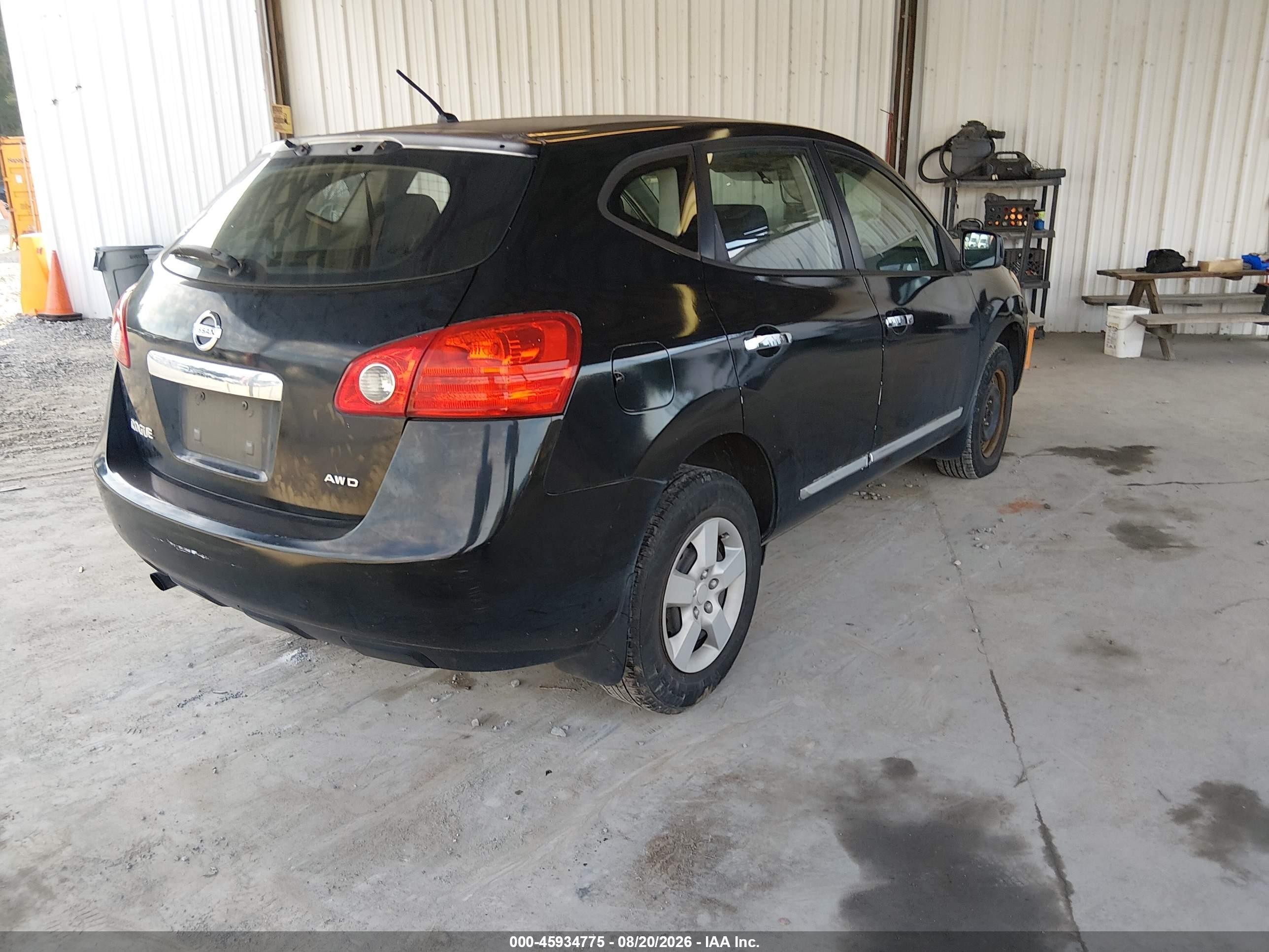 2011 Nissan Rogue S/sv/krom Black vin: JN8AS5MV9BW271838