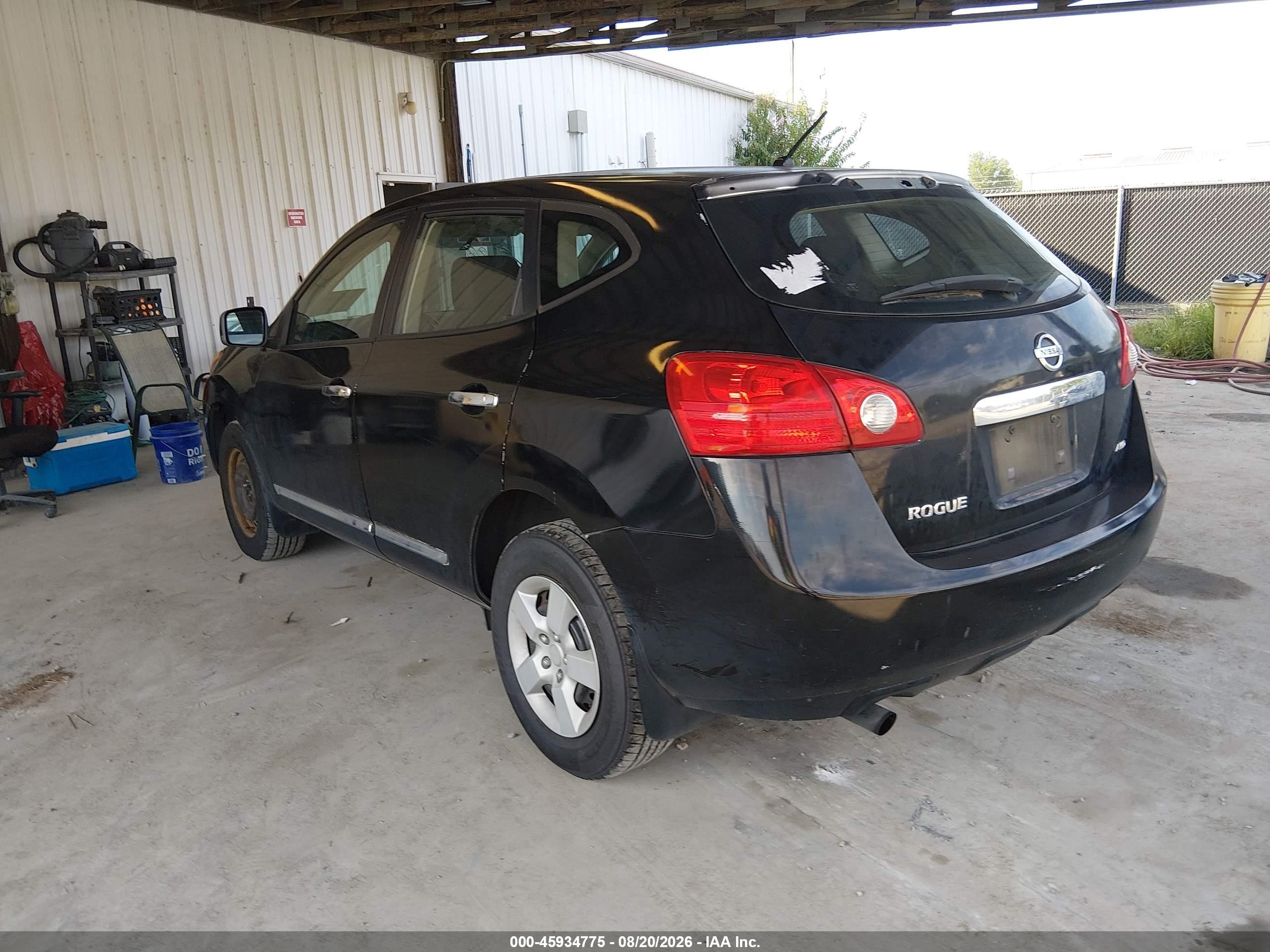 2011 Nissan Rogue S/sv/krom Black vin: JN8AS5MV9BW271838