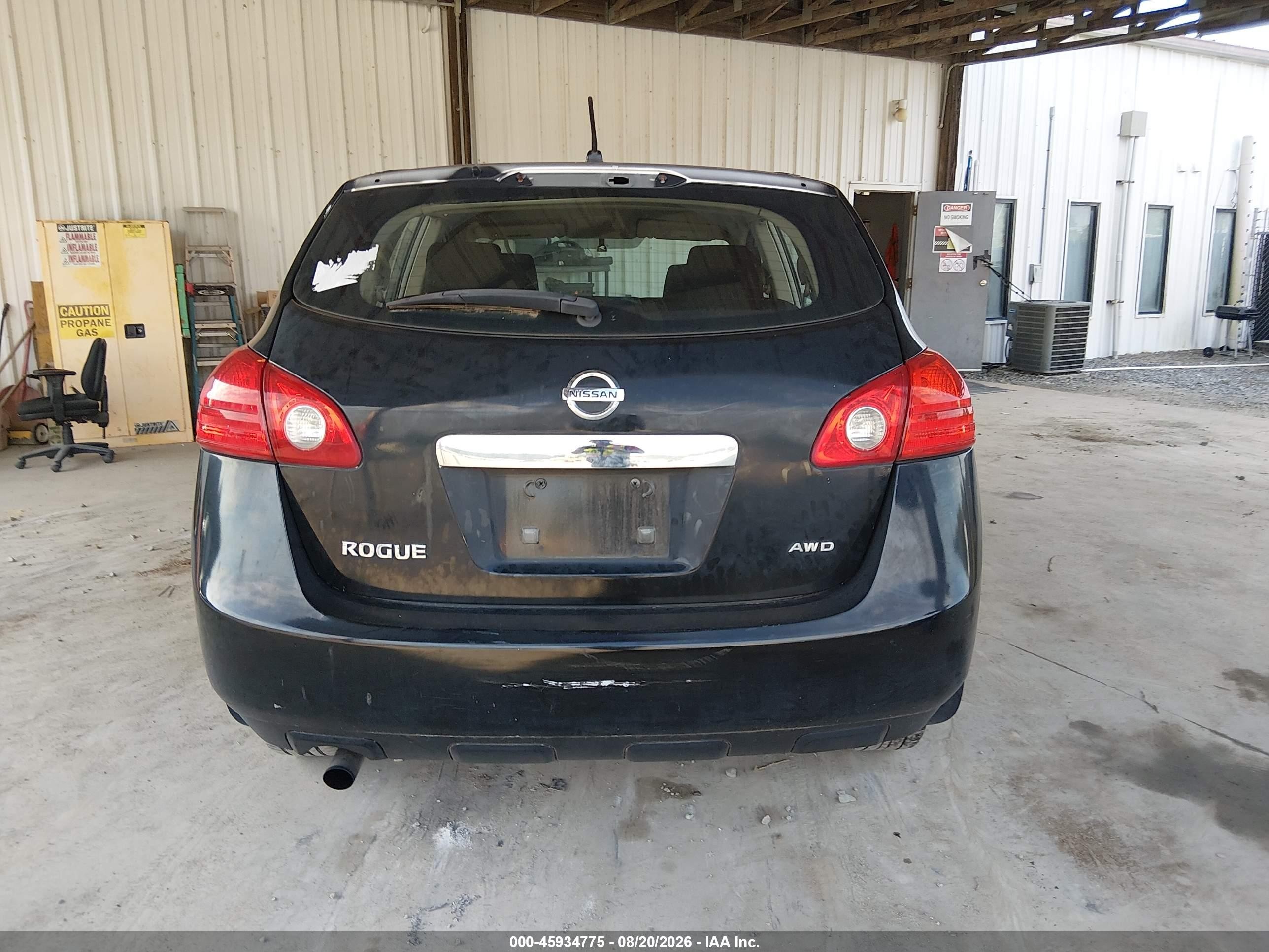 2011 Nissan Rogue S/sv/krom Black vin: JN8AS5MV9BW271838