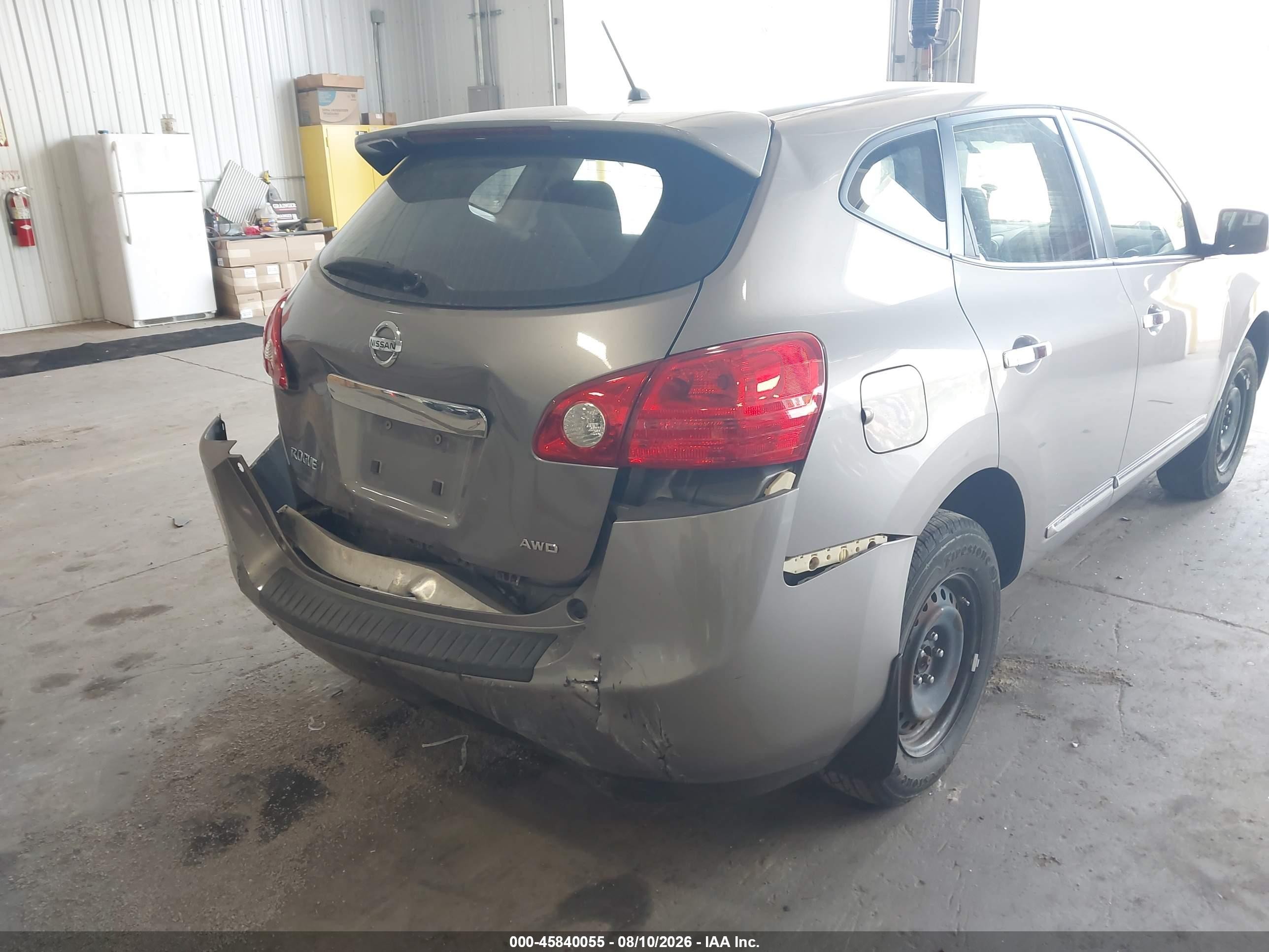2011 Nissan Rogue S Серебряный vin: JN8AS5MV9BW274075