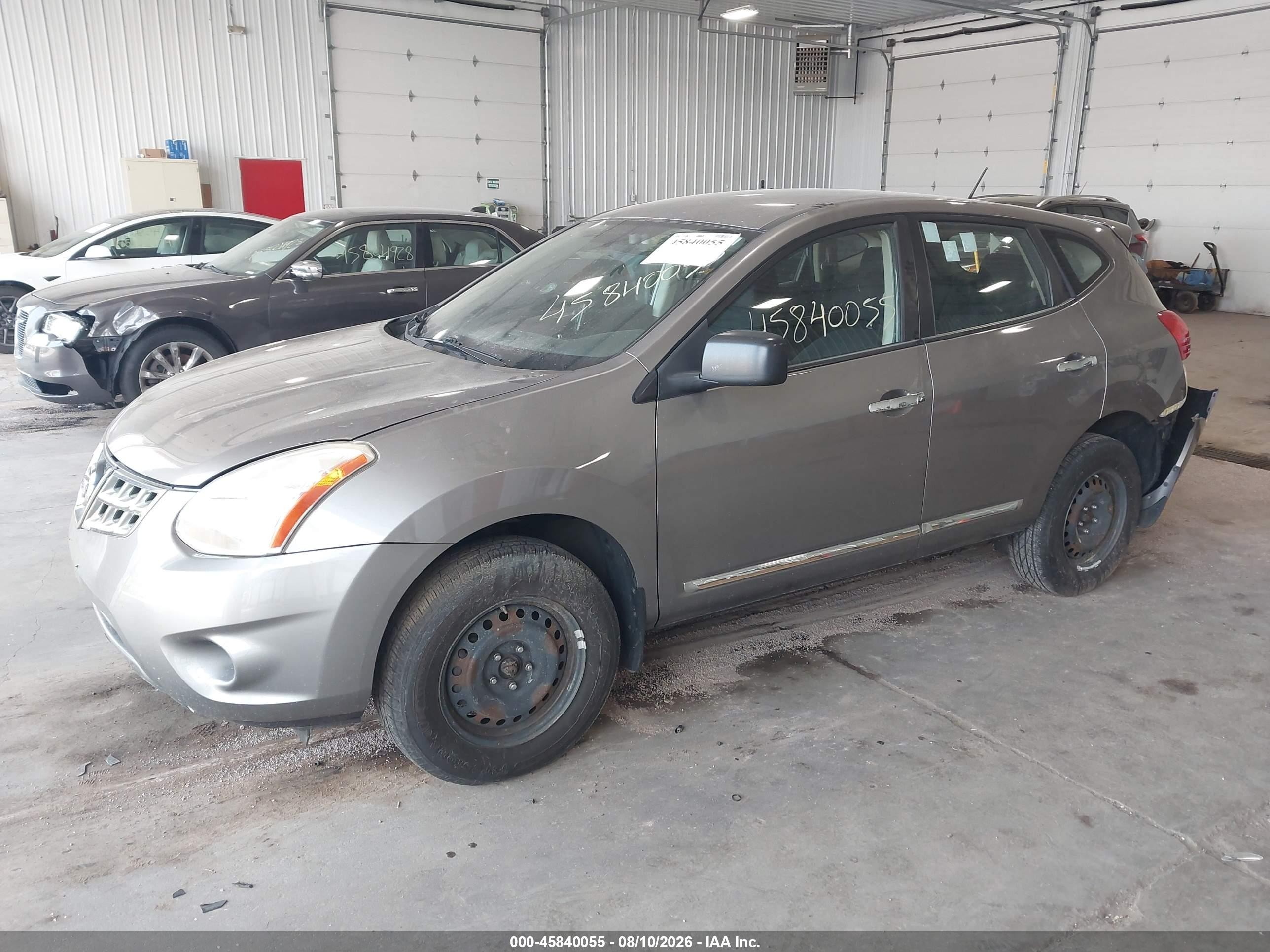 2011 Nissan Rogue S Серебряный vin: JN8AS5MV9BW274075