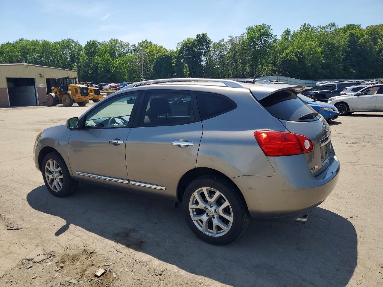 2011 Nissan Rogue S Silver vin: JN8AS5MV9BW282435