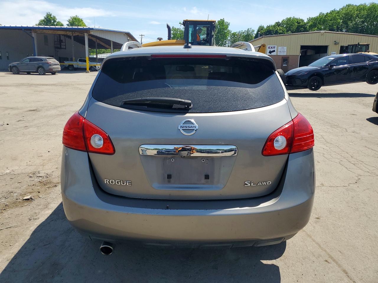 2011 Nissan Rogue S Silver vin: JN8AS5MV9BW282435