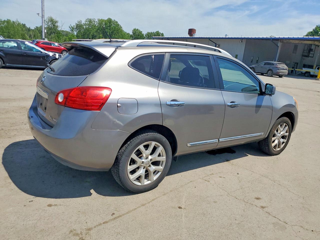 2011 Nissan Rogue S Silver vin: JN8AS5MV9BW282435