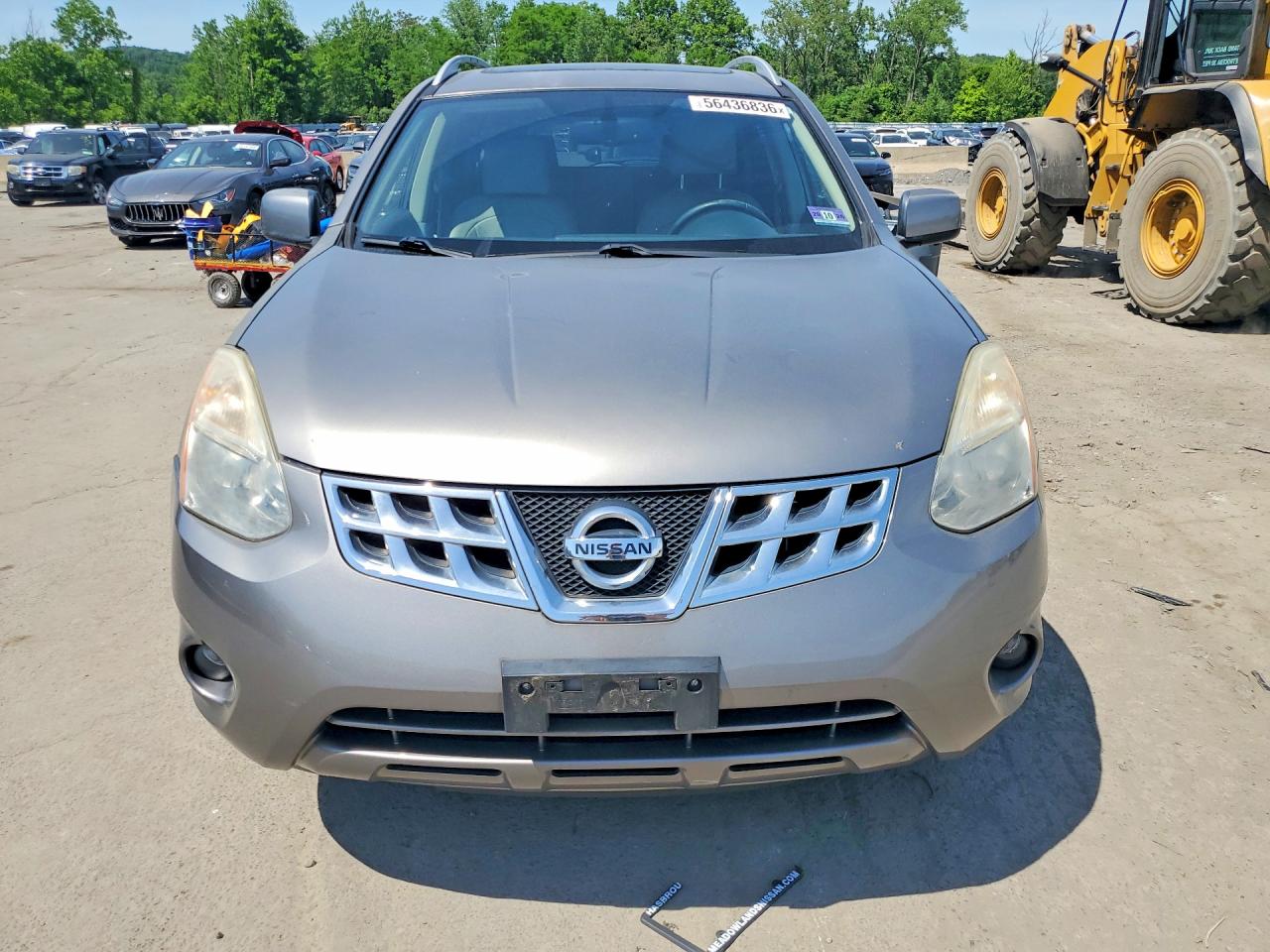 2011 Nissan Rogue S Silver vin: JN8AS5MV9BW282435