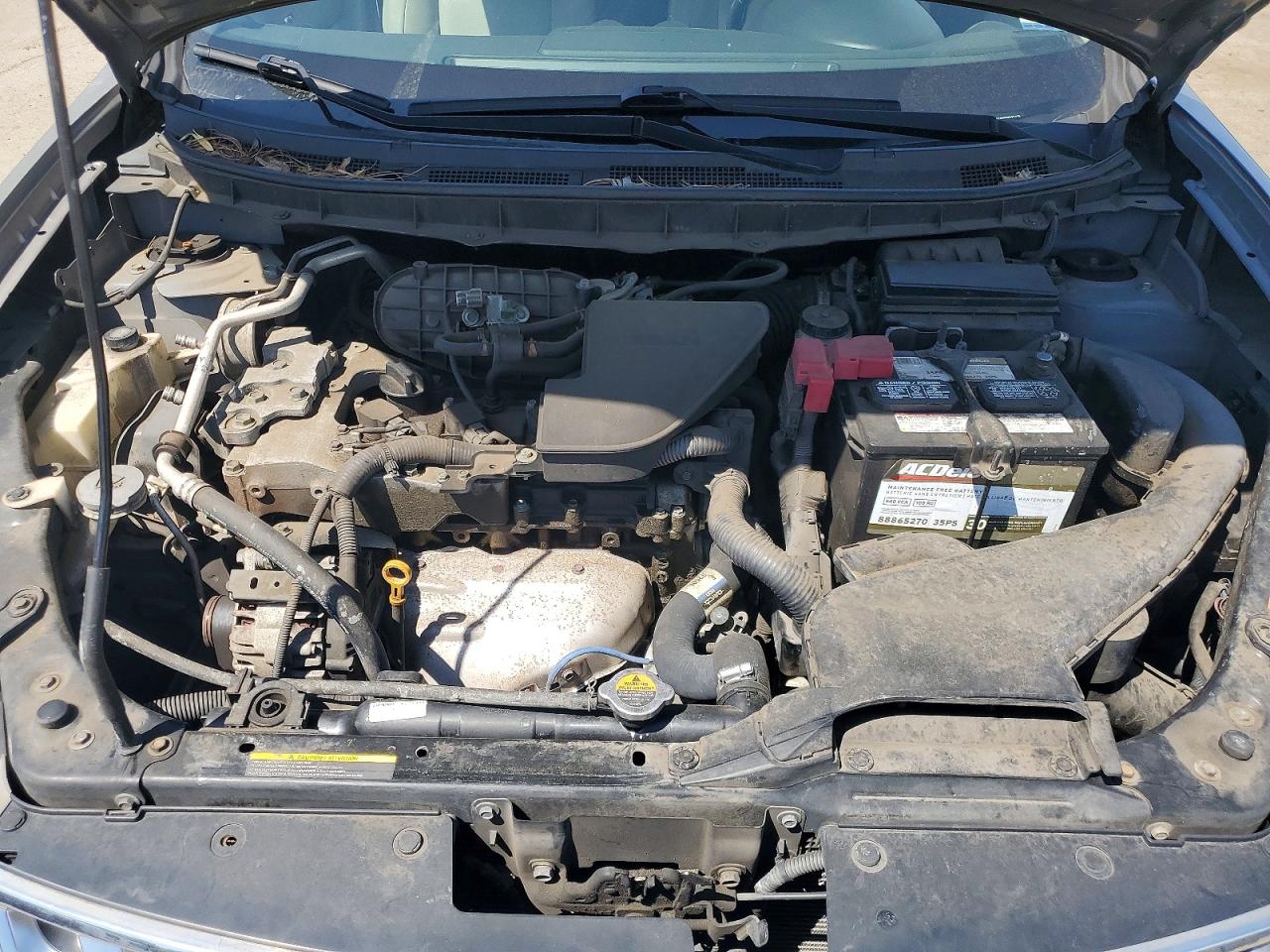 2011 Nissan Rogue S Silver vin: JN8AS5MV9BW282435
