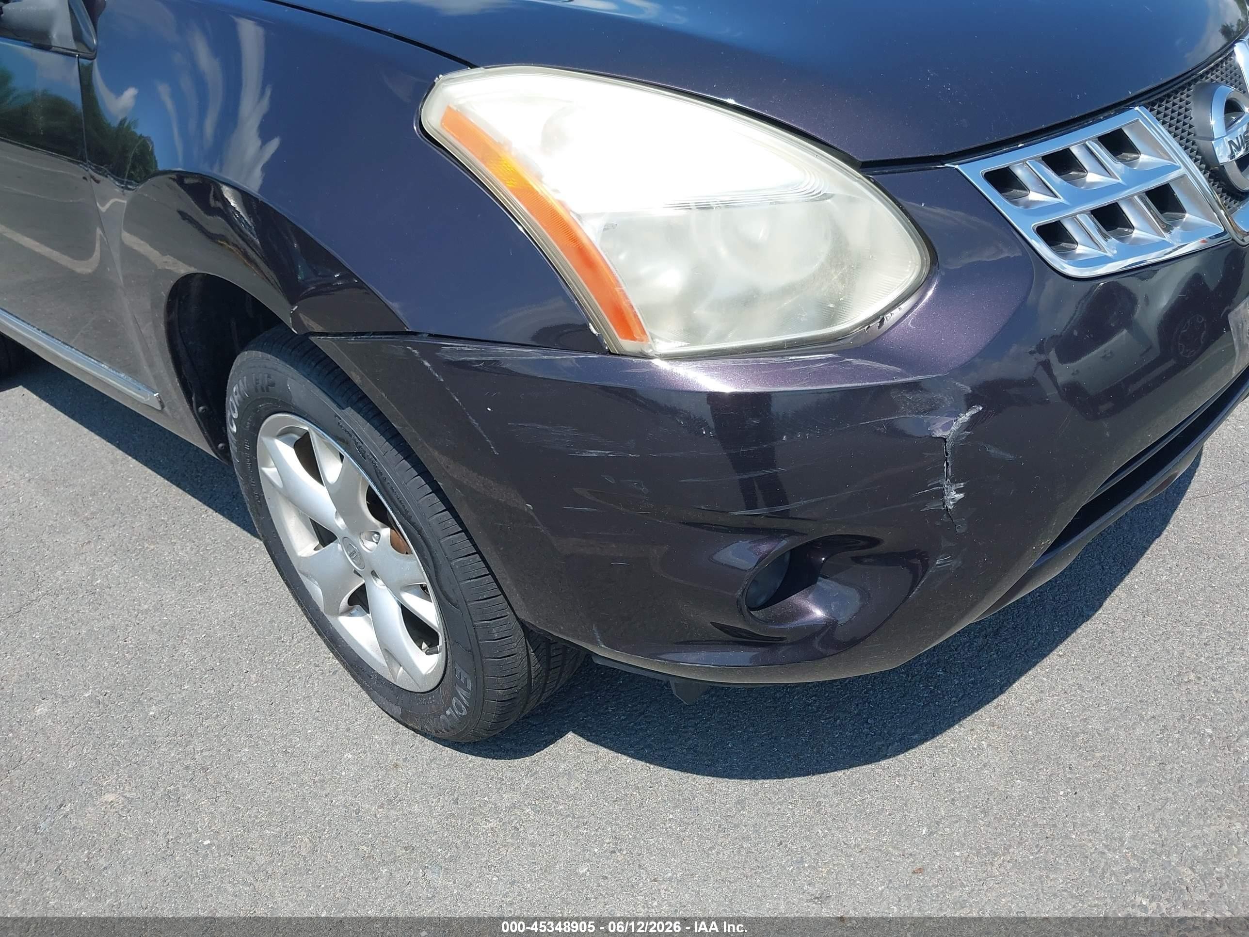 2011 Nissan Rogue Sv Purple vin: JN8AS5MV9BW307673