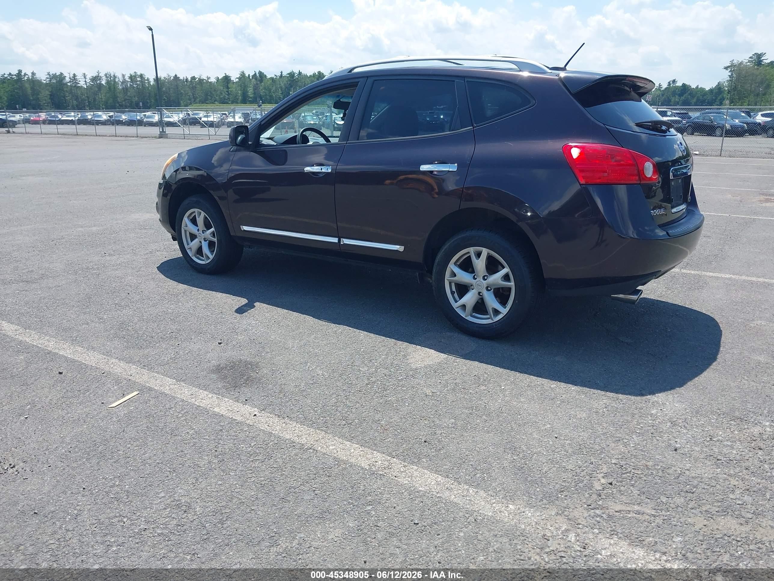 2011 Nissan Rogue Sv Purple vin: JN8AS5MV9BW307673