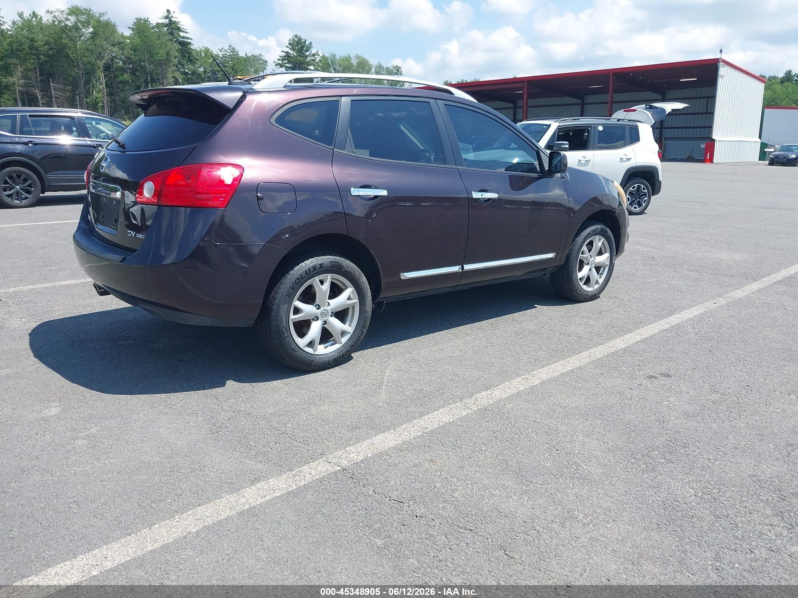 2011 Nissan Rogue Sv Purple vin: JN8AS5MV9BW307673