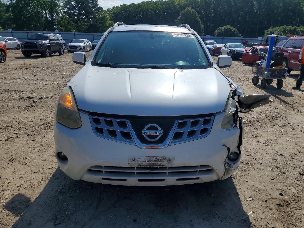 2011 Nissan Rogue S White vin: JN8AS5MV9BW313862