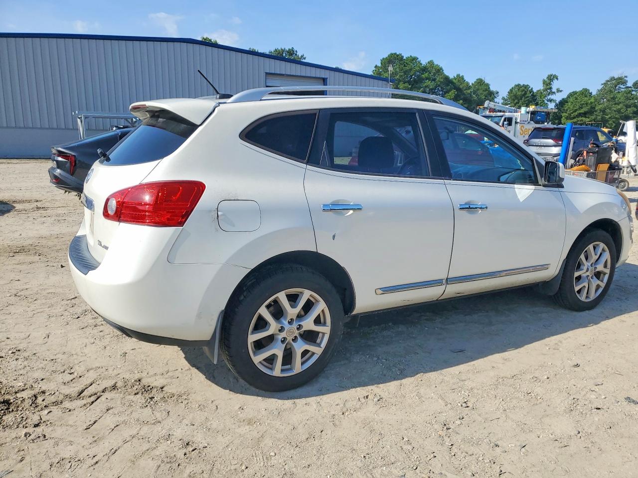 2011 Nissan Rogue S White vin: JN8AS5MV9BW313862
