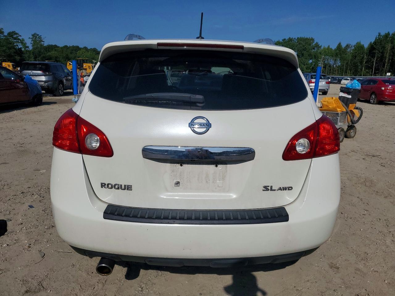 2011 Nissan Rogue S White vin: JN8AS5MV9BW313862