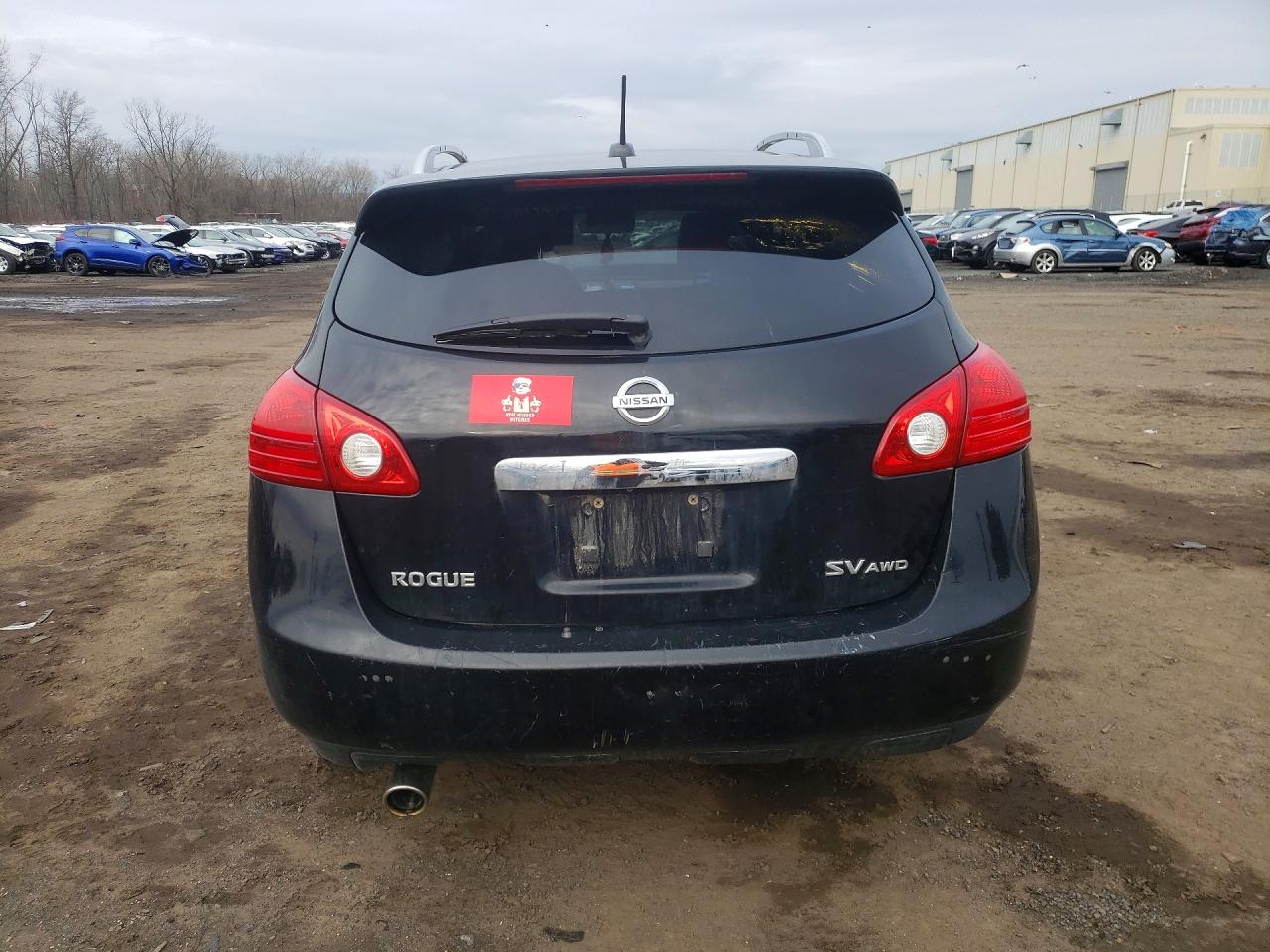 2011 Nissan Rogue S Black vin: JN8AS5MV9BW665968