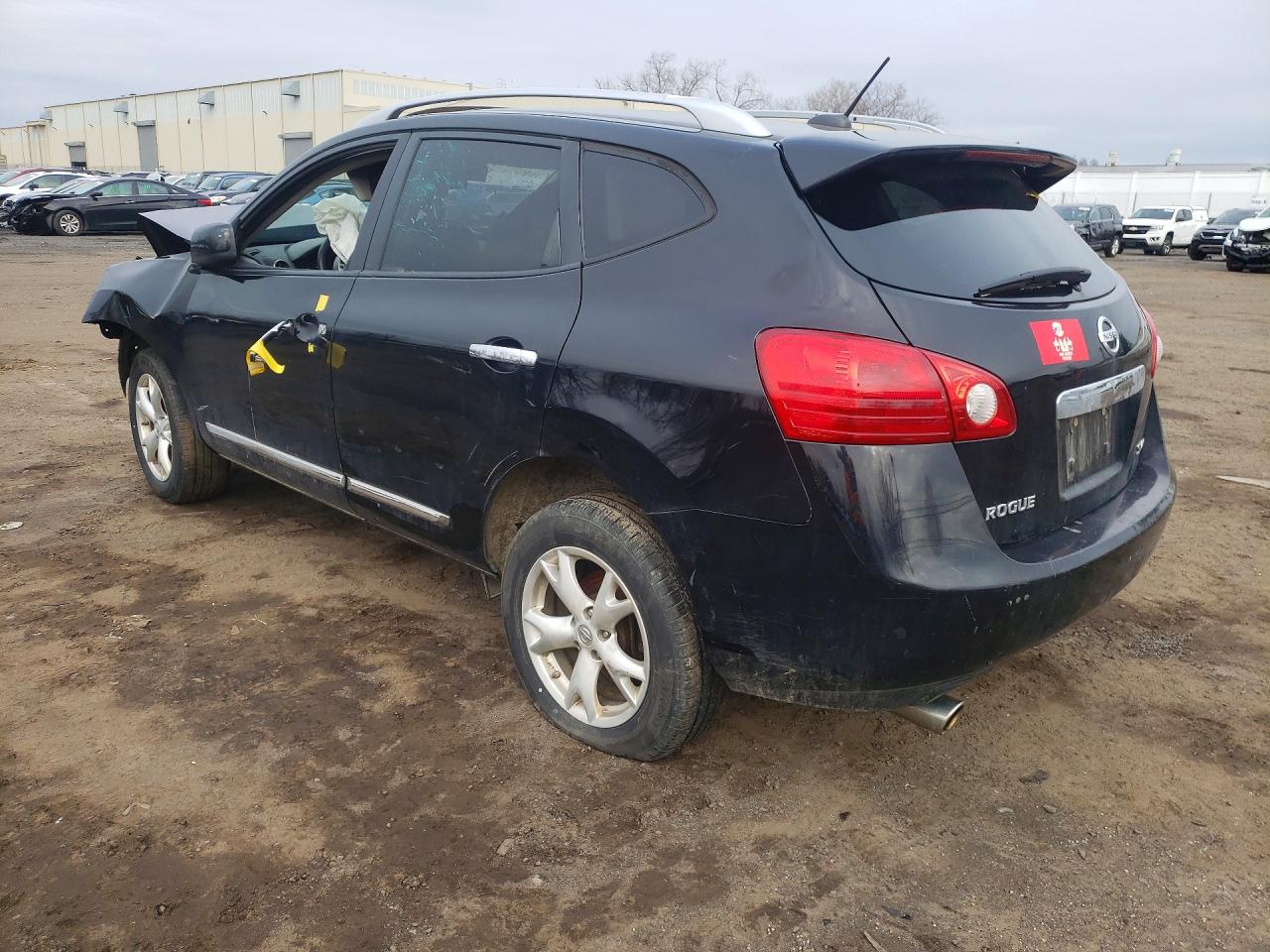 2011 Nissan Rogue S Black vin: JN8AS5MV9BW665968