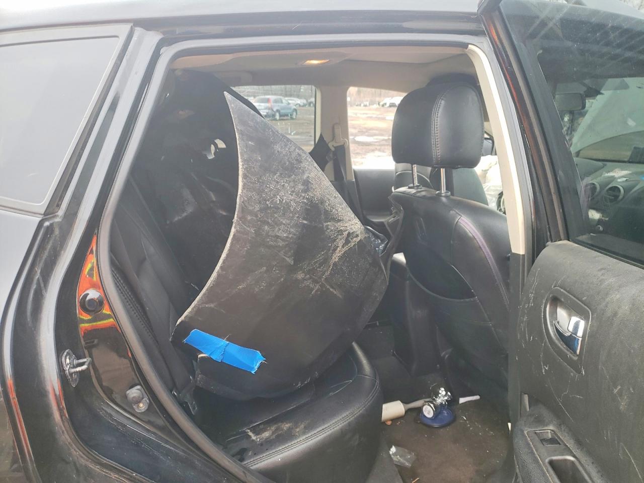 2011 Nissan Rogue S Black vin: JN8AS5MV9BW665968