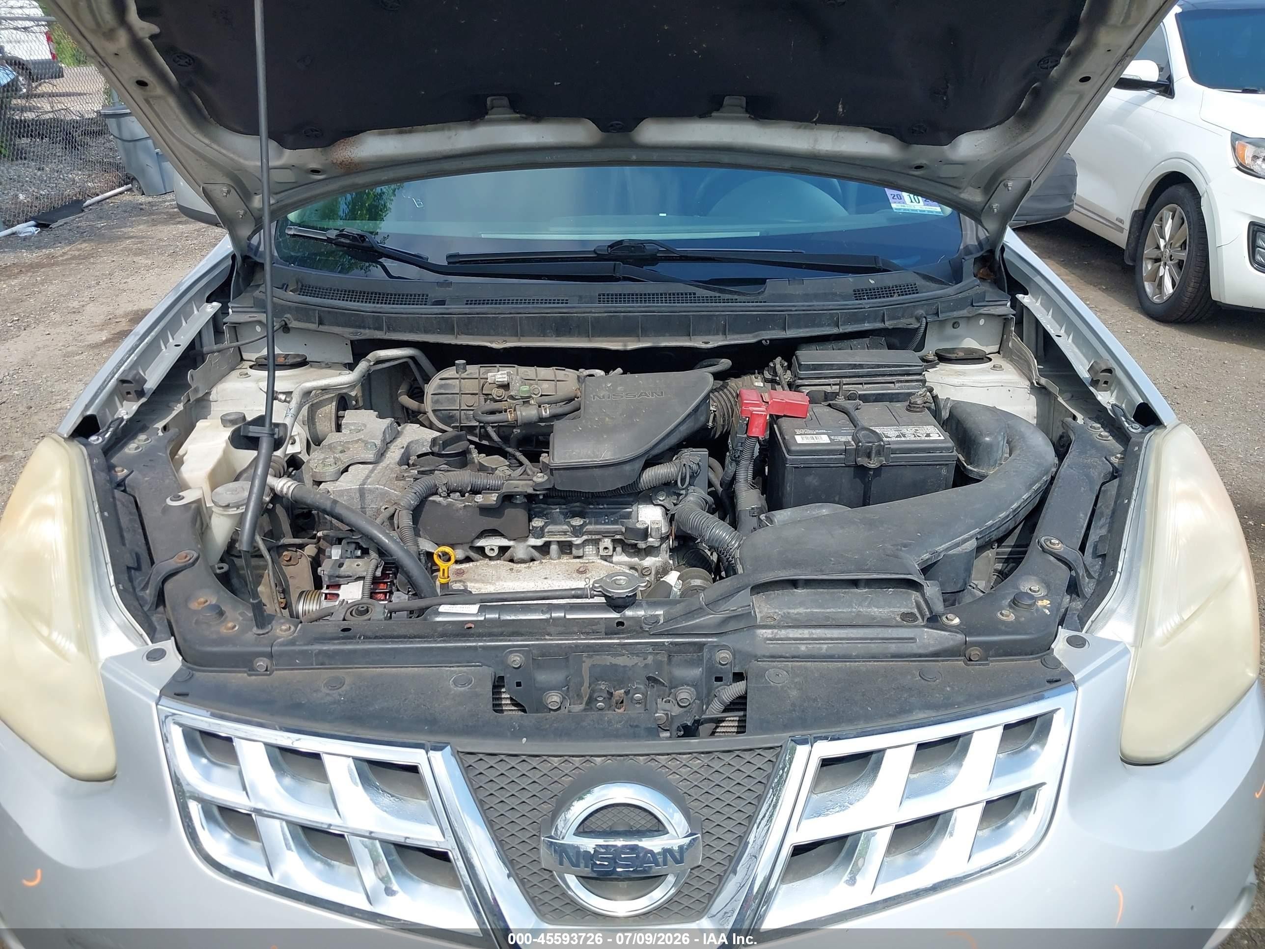 2011 Nissan Rogue S Silver vin: JN8AS5MV9BW666201