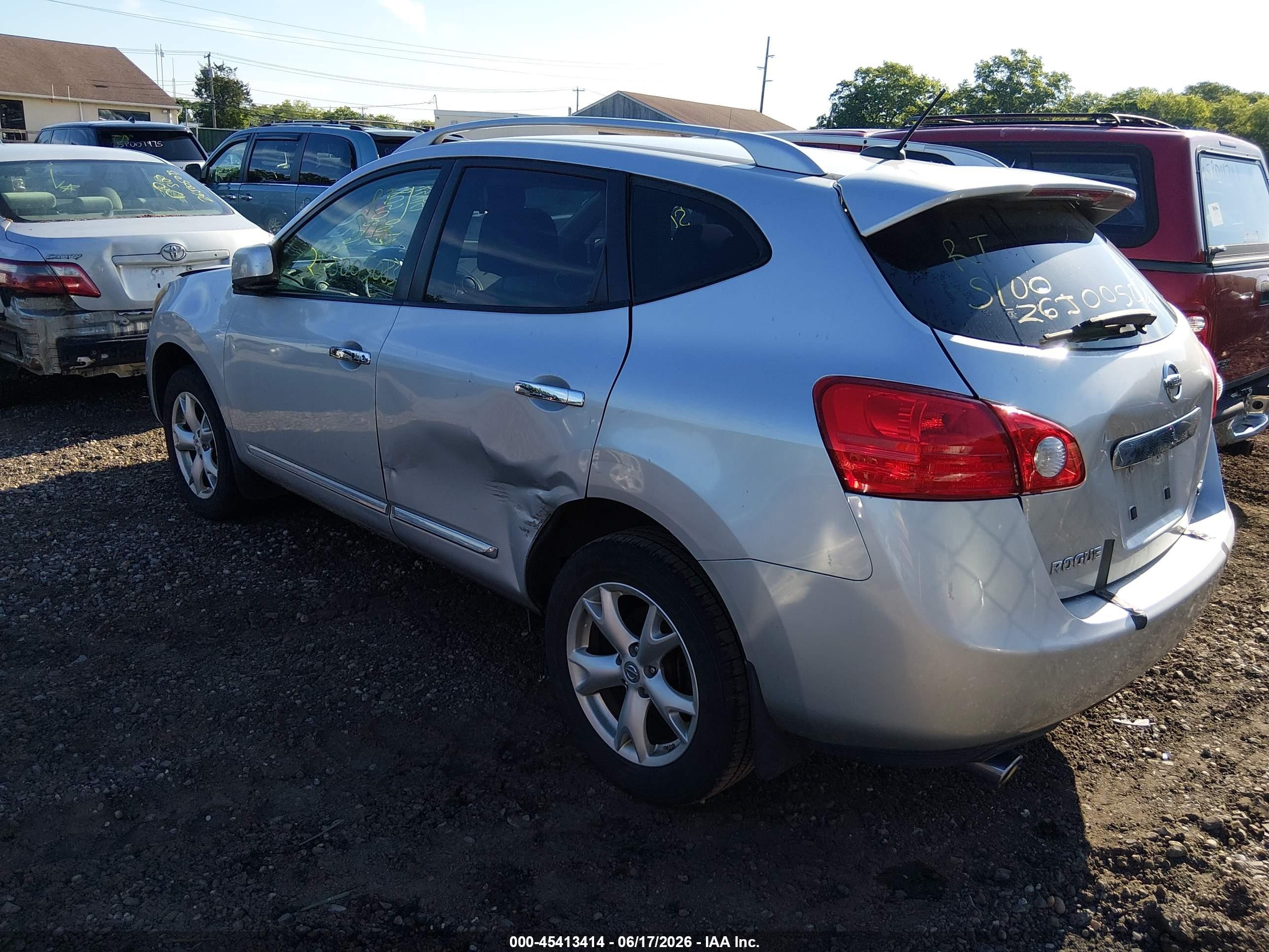 2011 Nissan Rogue Sv Серый vin: JN8AS5MV9BW673598