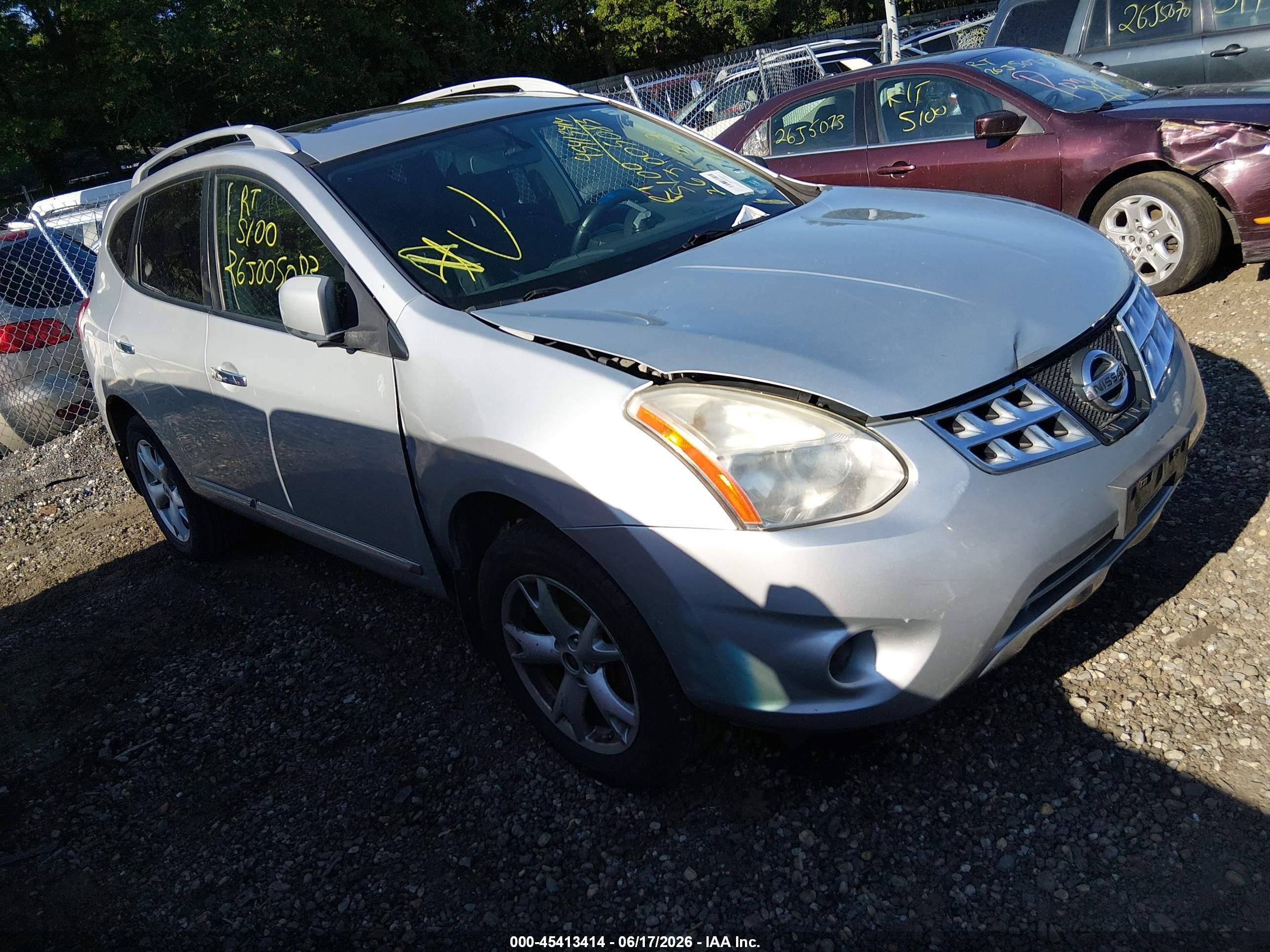 2011 Nissan Rogue Sv Gray vin: JN8AS5MV9BW673598