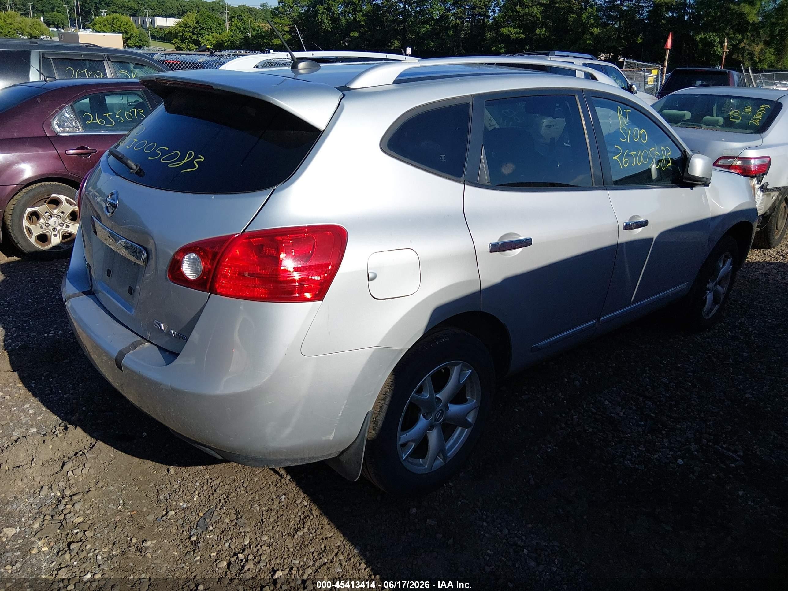 2011 Nissan Rogue Sv Серый vin: JN8AS5MV9BW673598