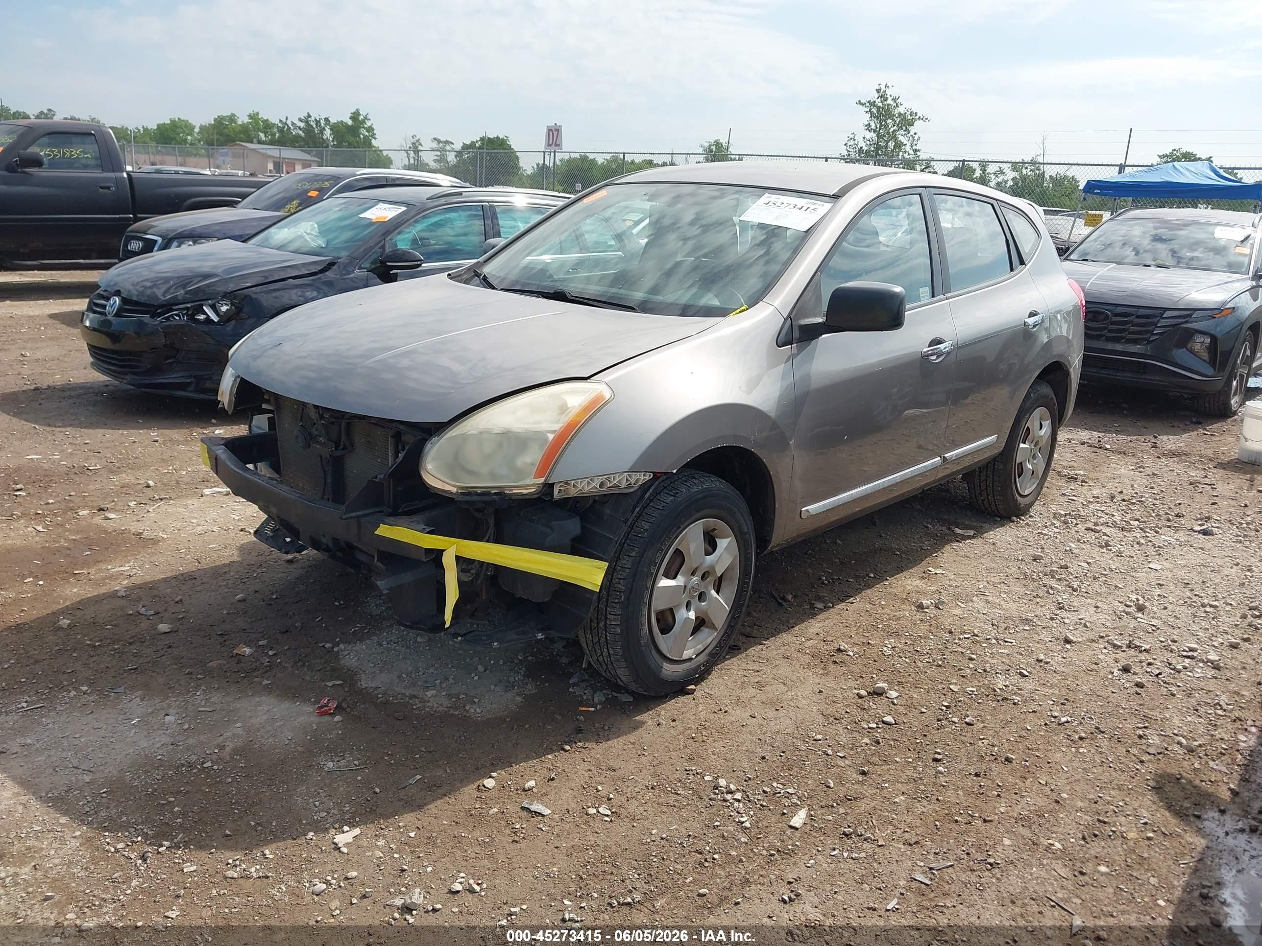 2011 Nissan Rogue S Gray vin: JN8AS5MV9BW681572