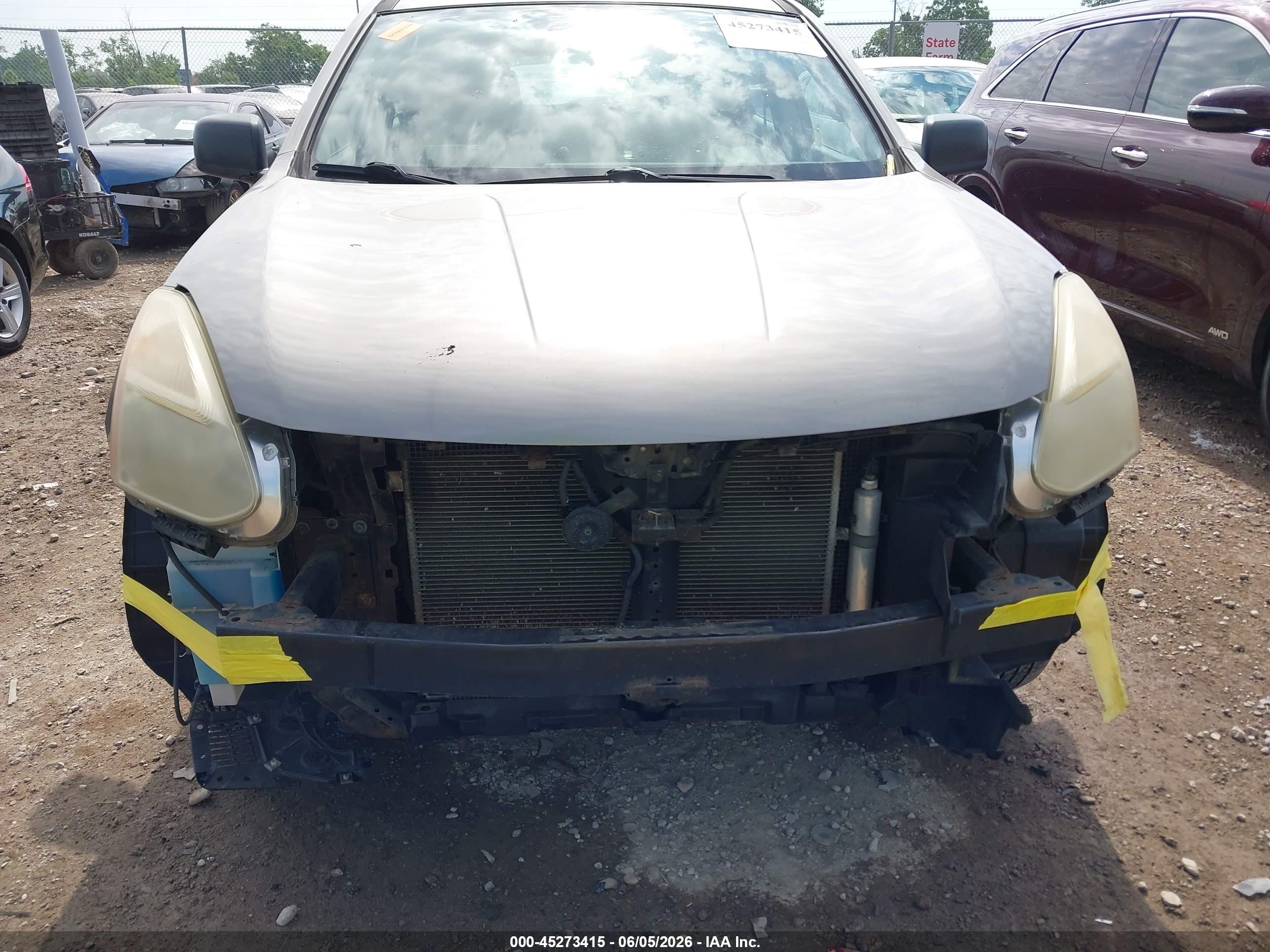2011 Nissan Rogue S Gray vin: JN8AS5MV9BW681572