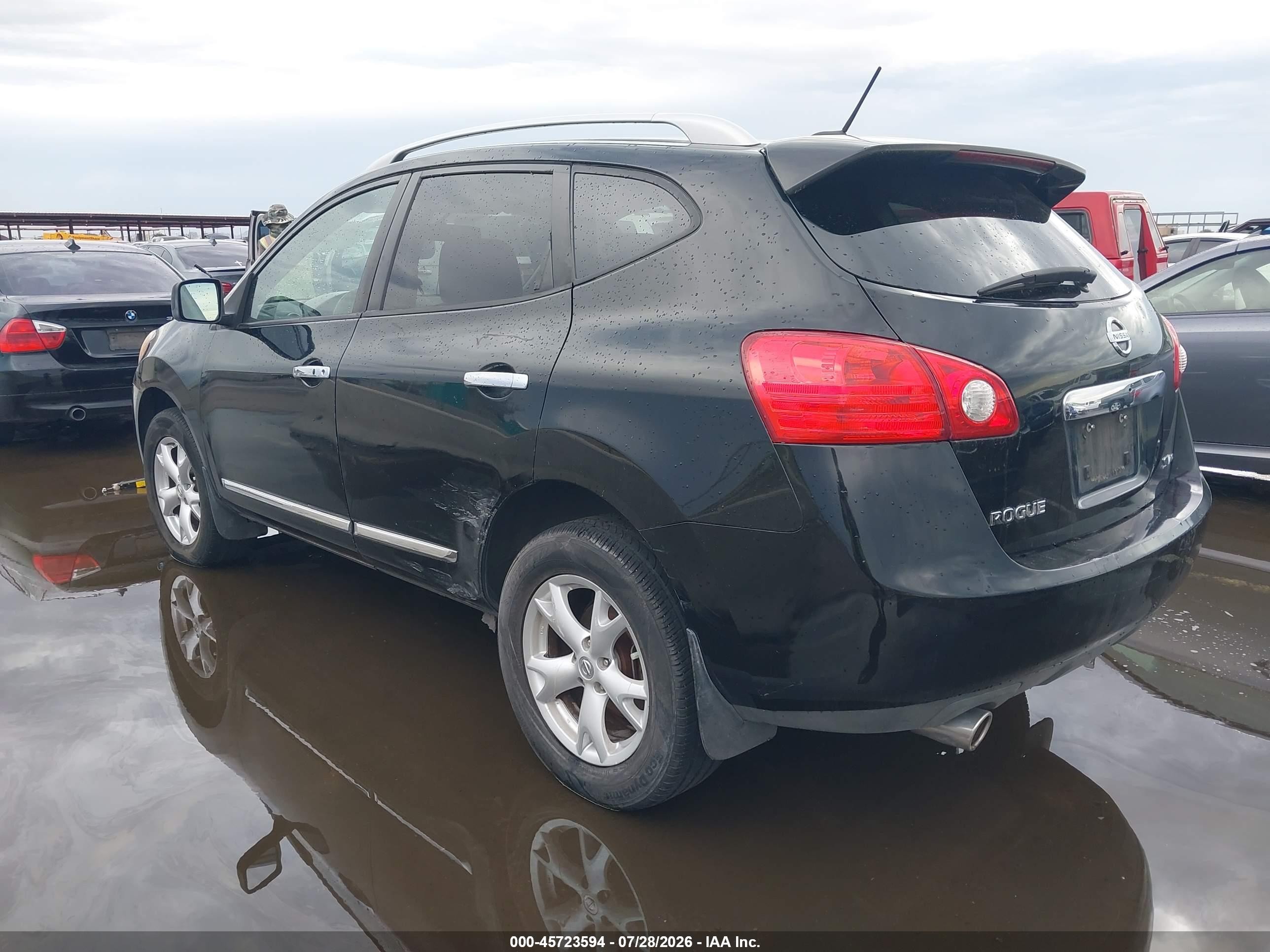 2011 Nissan Rogue Sv Black vin: JN8AS5MV9BW687551