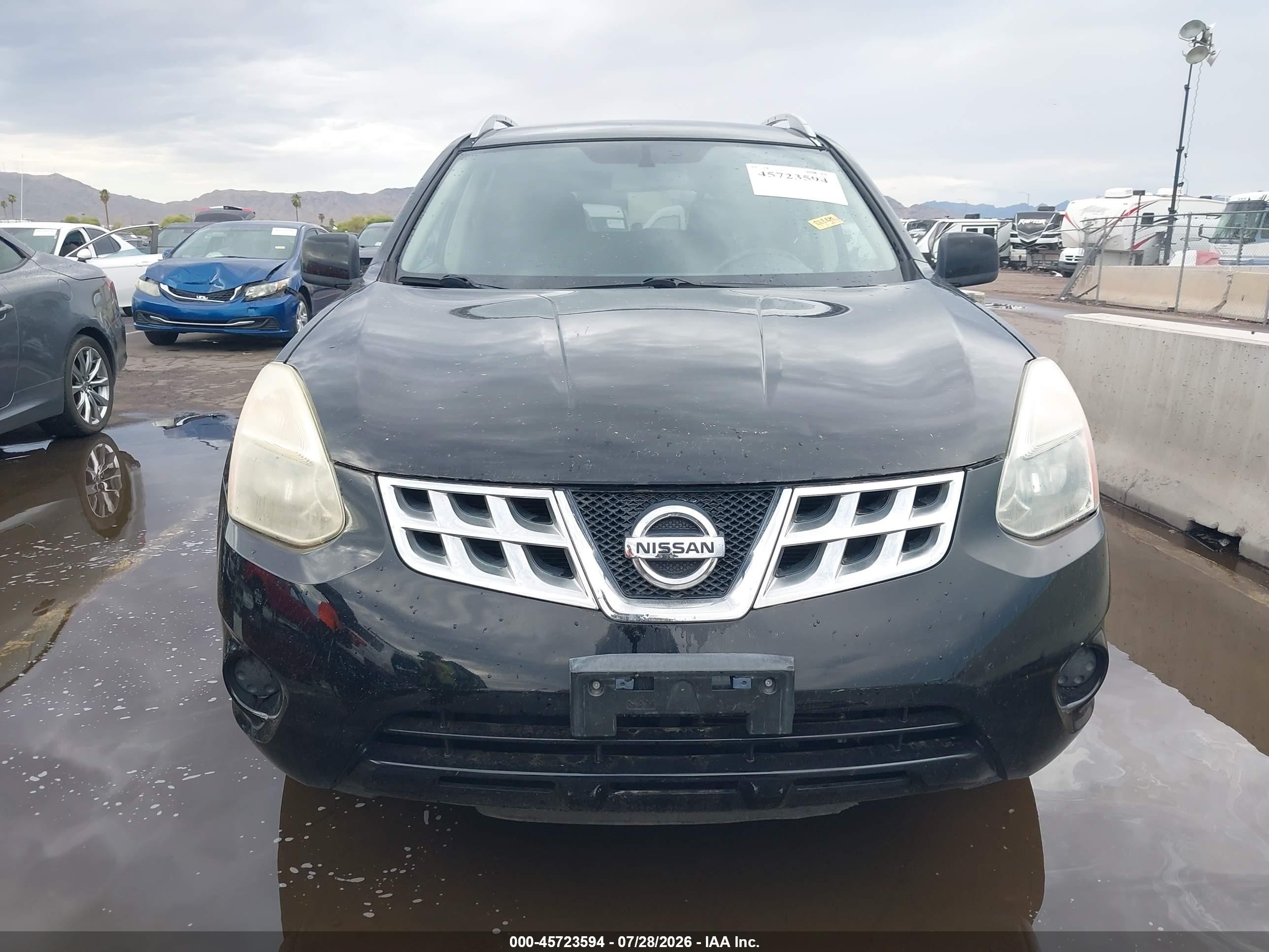 2011 Nissan Rogue Sv Black vin: JN8AS5MV9BW687551