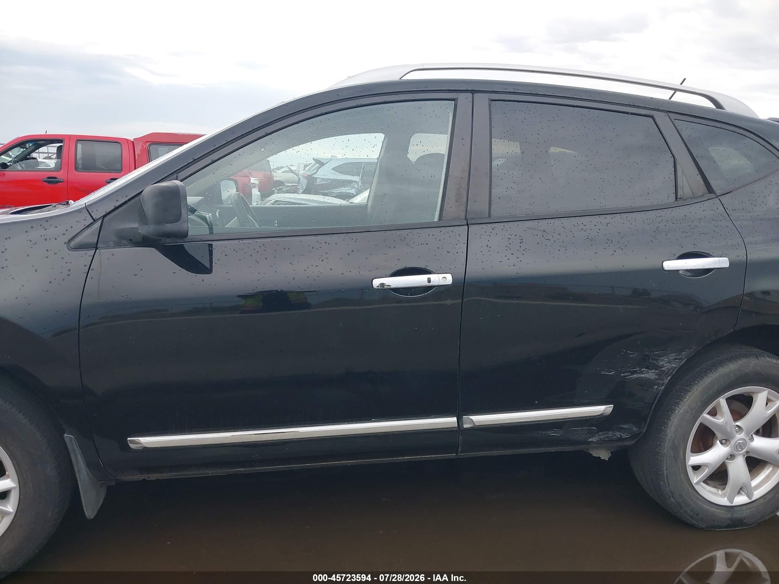 2011 Nissan Rogue Sv Black vin: JN8AS5MV9BW687551
